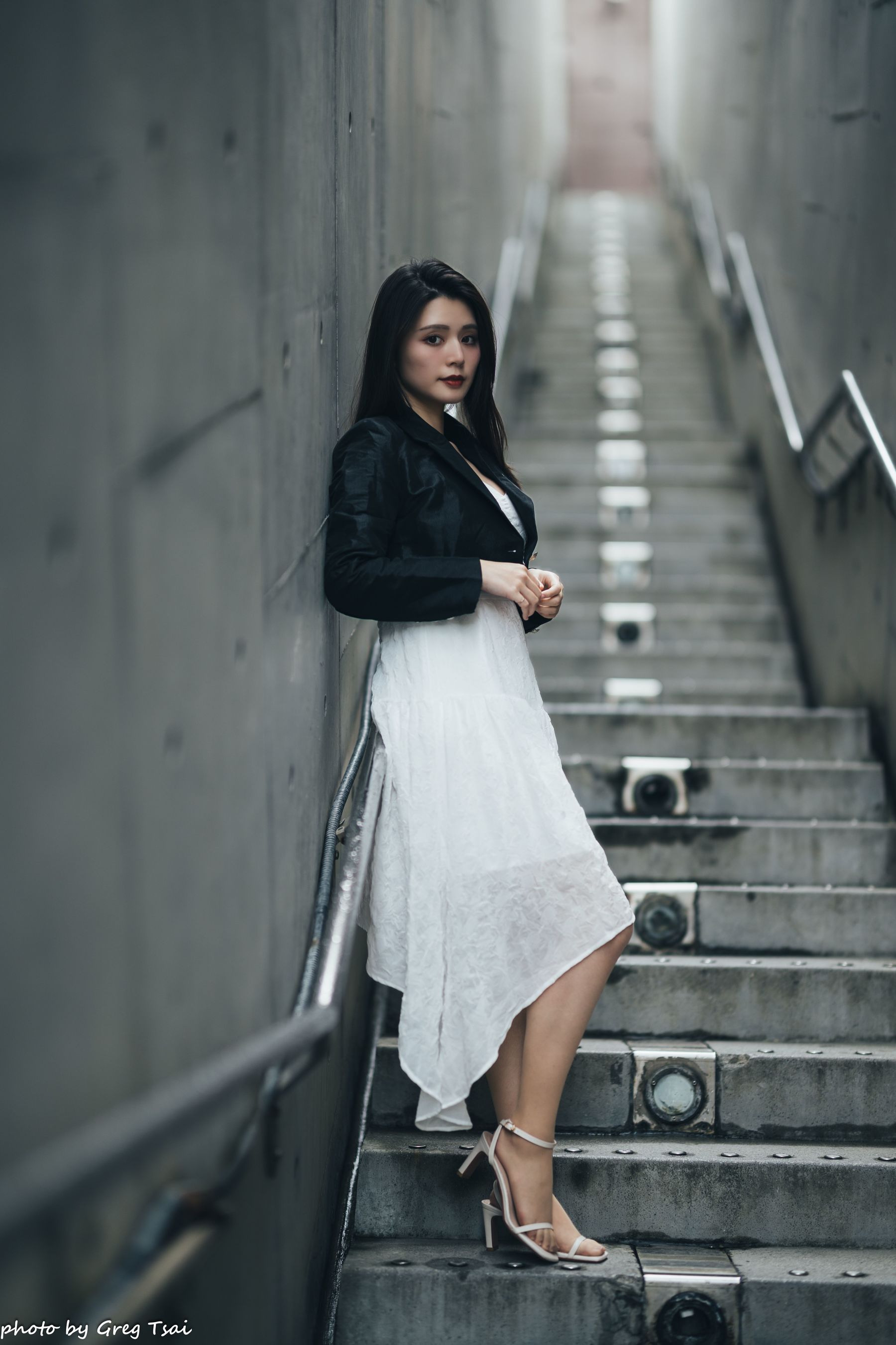 筱筱 - 天台连衣裙/(65P)