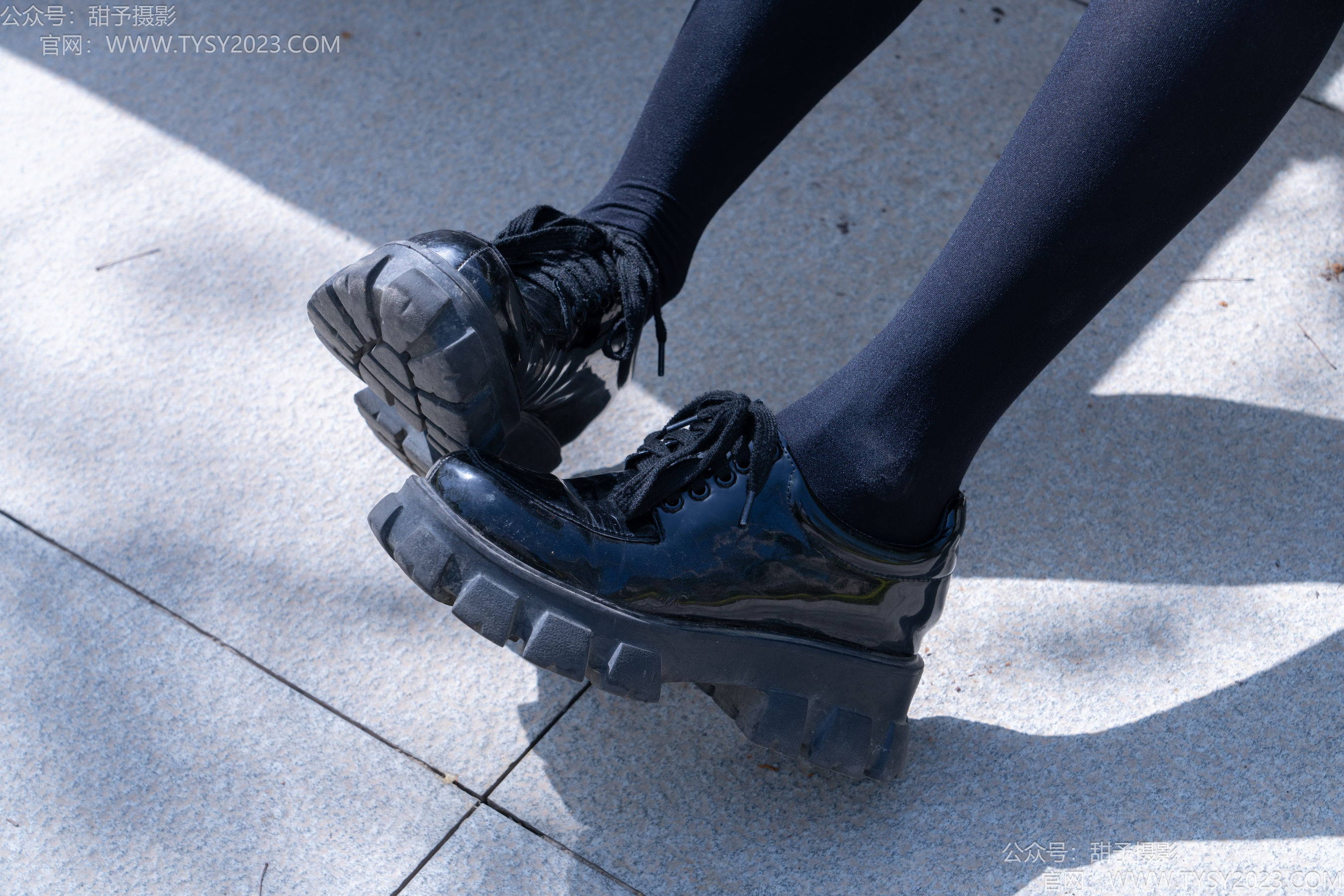 甜予摄影 No.193 小甜桃 - 皮鞋、大腿袜、裸足/(129P)