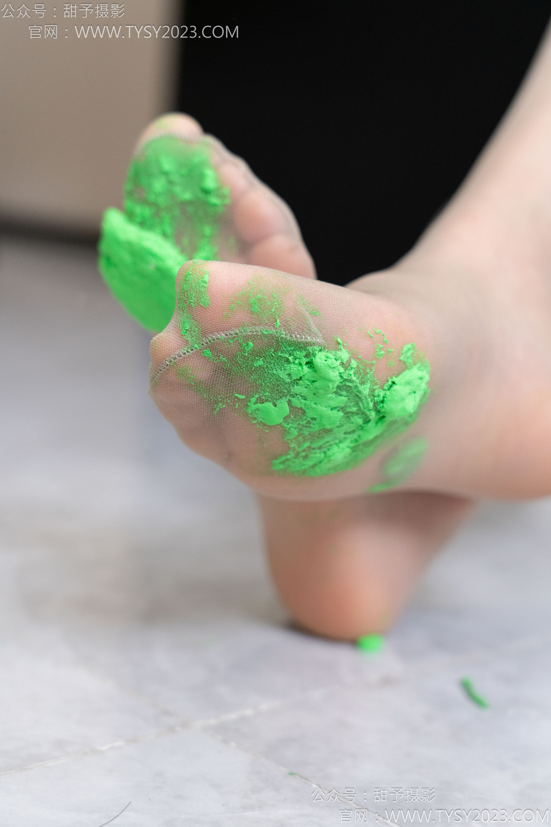 甜予摄影 No.175 澜澜 - 高跟鞋、薄灰丝、薄黑丝、踩小人剧情/(124P)