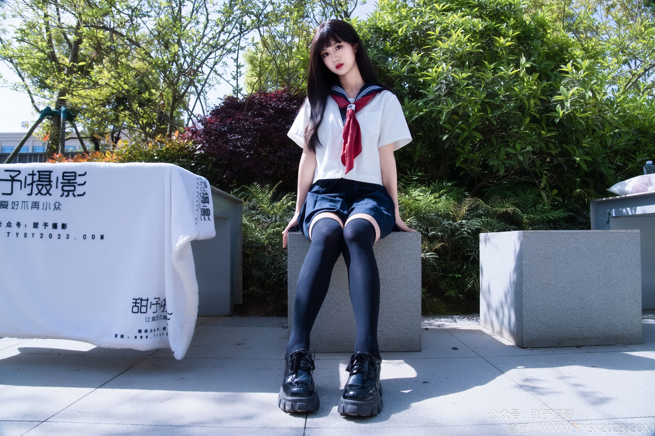 甜予摄影 No.193 小甜桃 - 皮鞋、大腿袜、裸足/(129P)