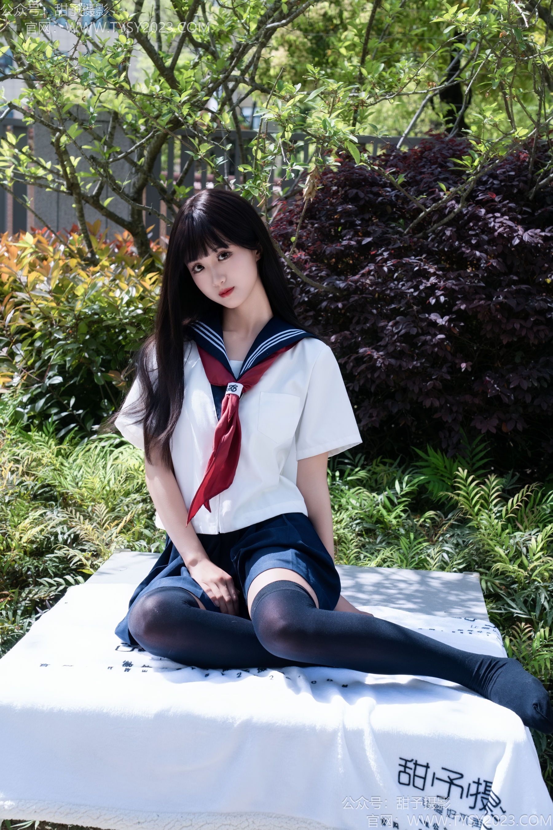 甜予摄影 No.193 小甜桃 - 皮鞋、大腿袜、裸足/(129P)