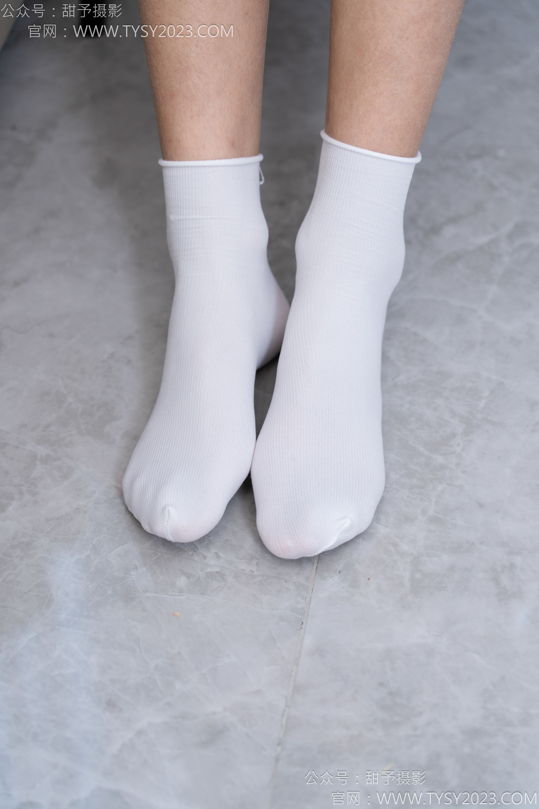 甜予摄影 No.186 娃娃 - 帆布鞋、白棉袜、裸足/(129P)