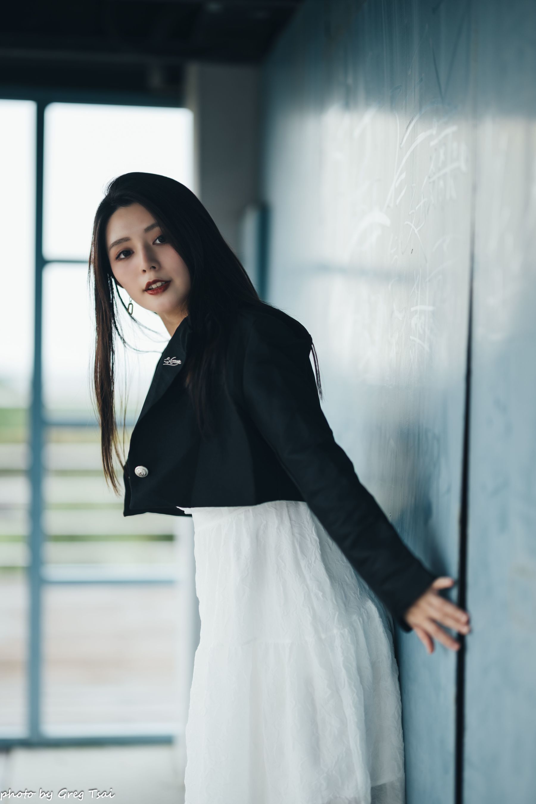 筱筱 - 天台连衣裙/(65P)