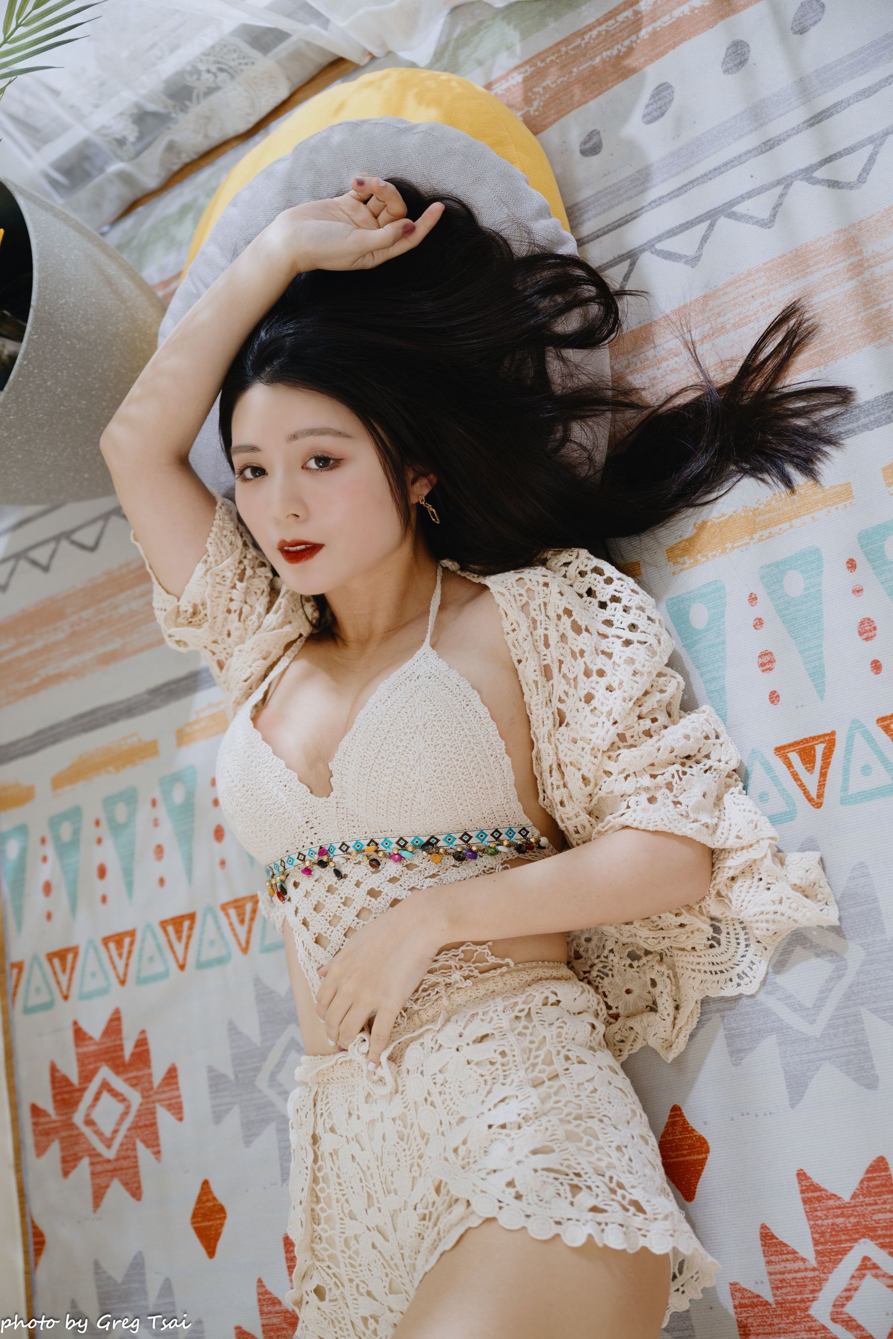 筱筱 - 休闲居家棚拍/(100P)