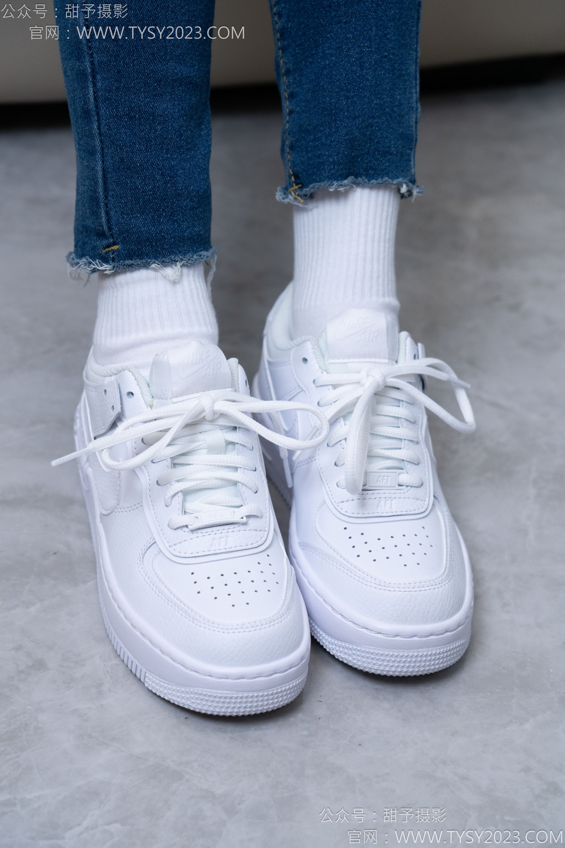 甜予摄影 No.179 珞珞 - 高跟鞋、板鞋、人字拖、白棉袜/(129P)