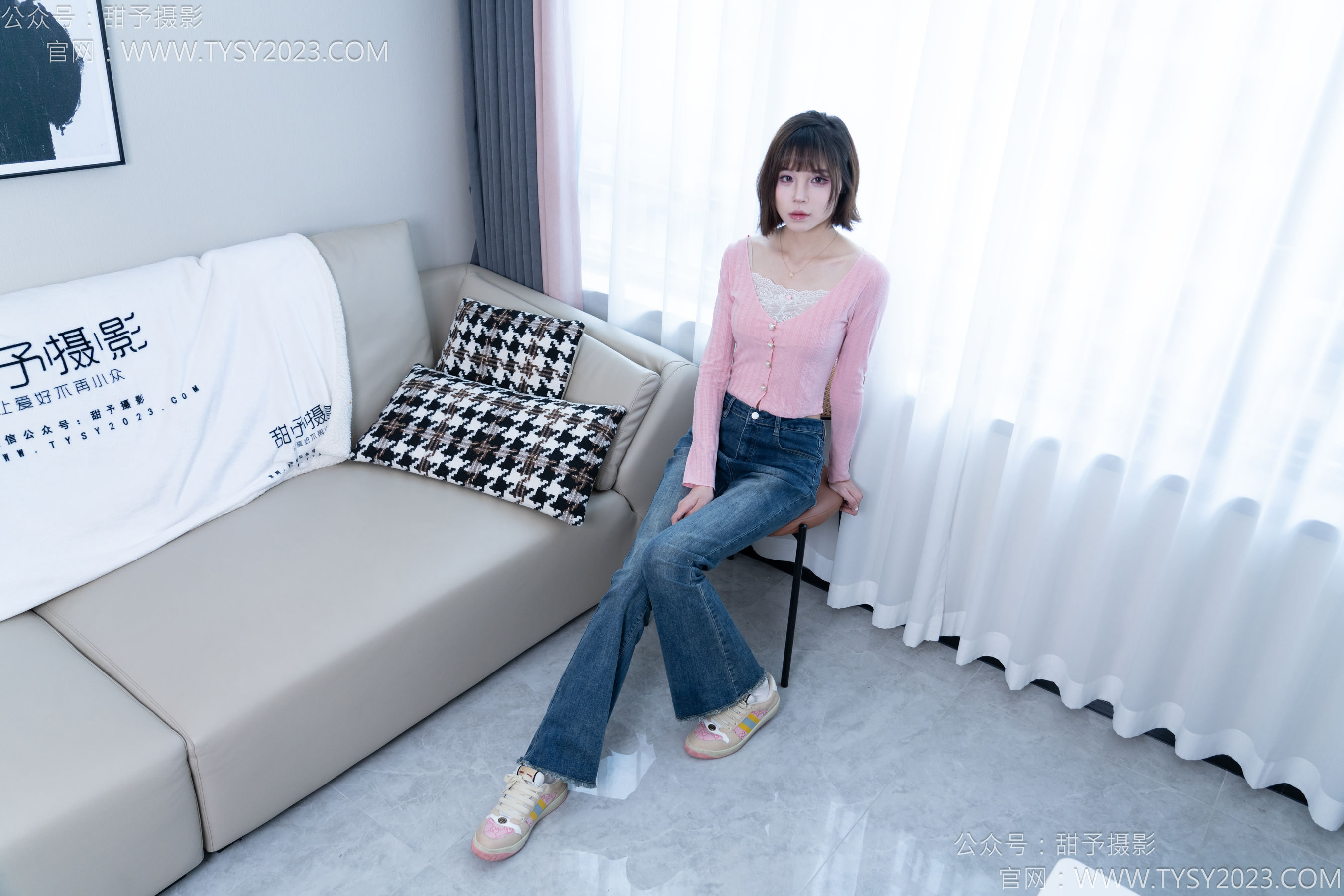 甜予摄影 No.170 珞珞 - 板鞋、白棉袜、裸足/(130P)