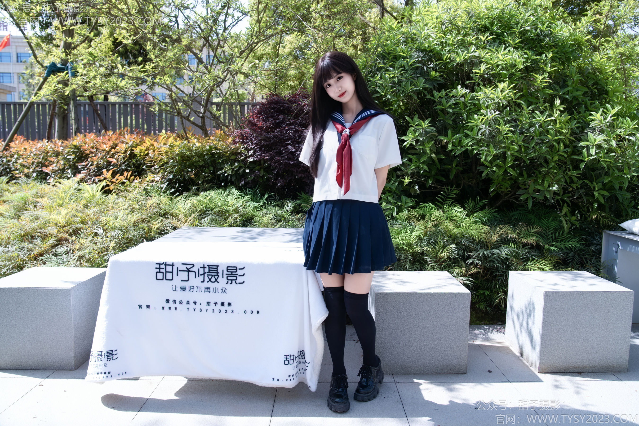 甜予摄影 No.193 小甜桃 - 皮鞋、大腿袜、裸足/(129P)