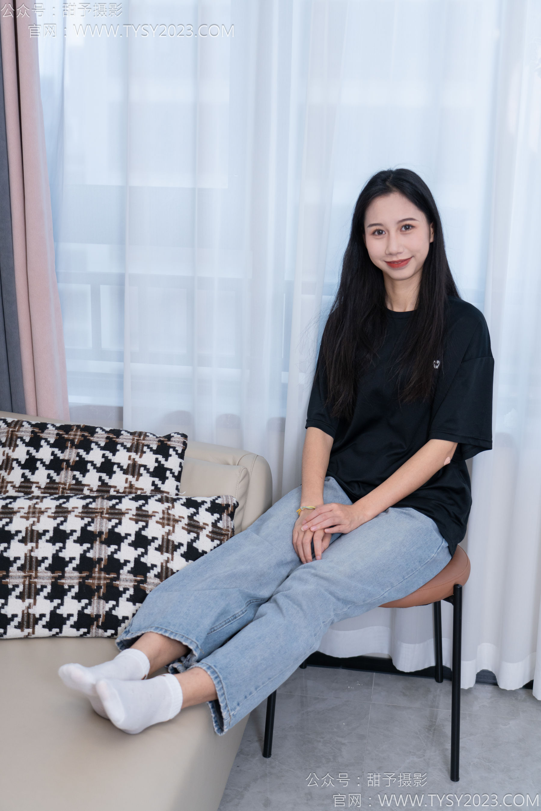 甜予摄影 No.163 娃娃 - 板鞋、白棉袜、裸足/(130P)