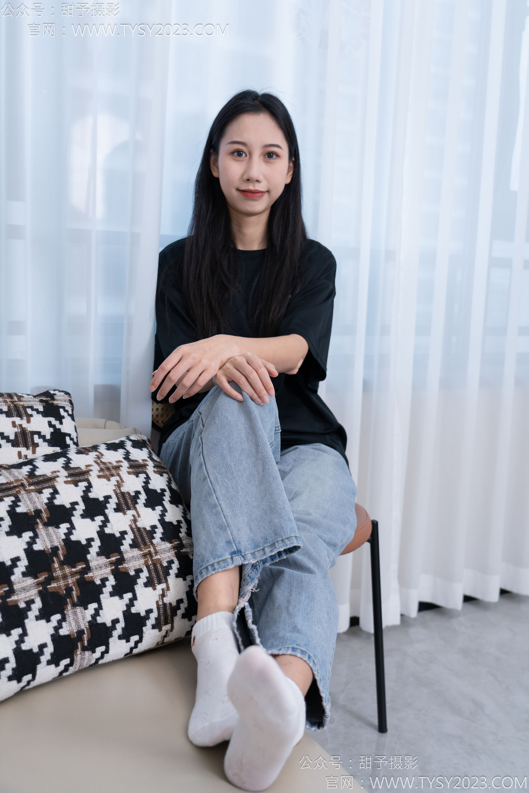 甜予摄影 No.163 娃娃 - 板鞋、白棉袜、裸足/(130P)