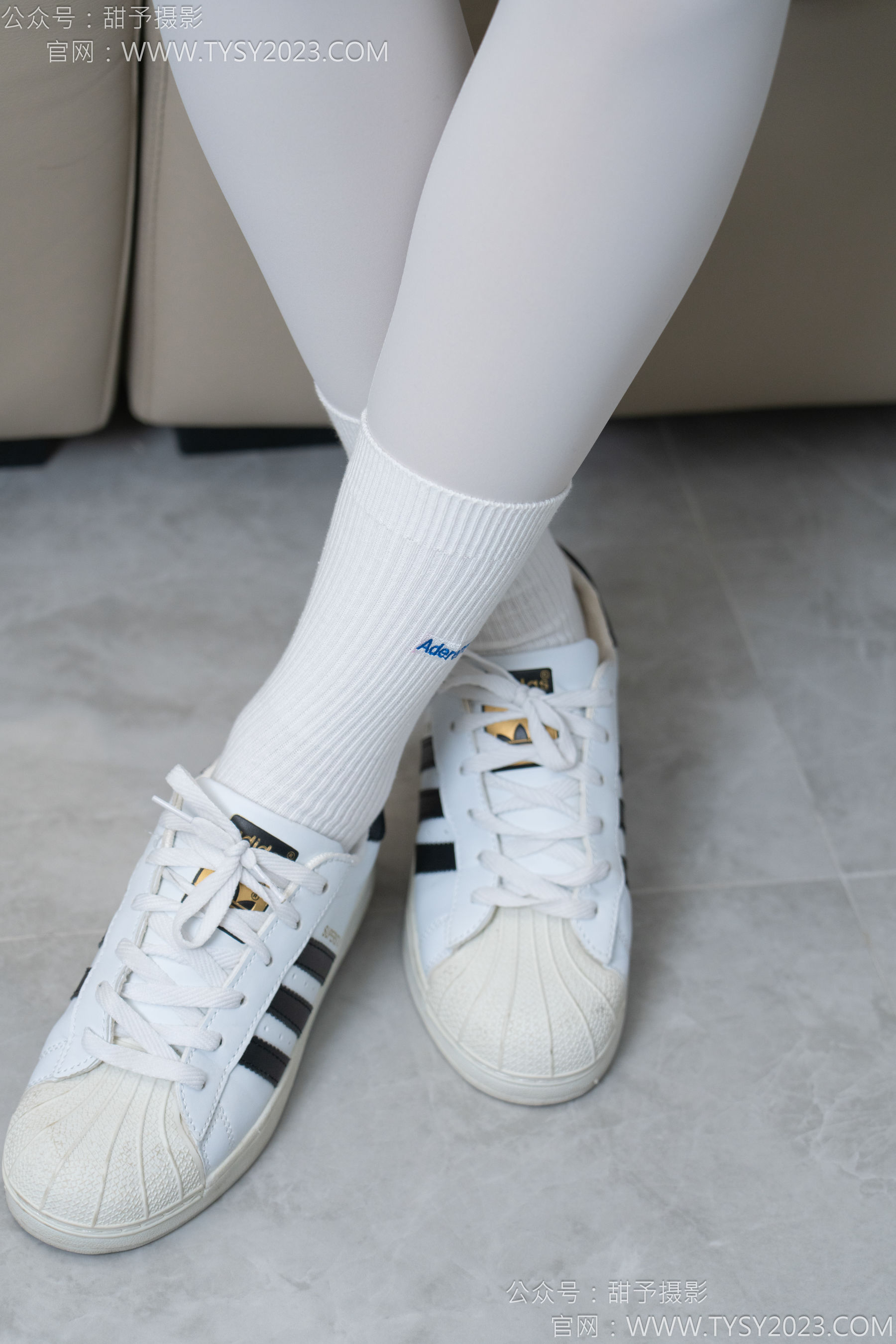 甜予摄影 No.157 澜澜&咖啡豆 - 帆布鞋、板鞋、白棉袜、薄黑丝、薄肉丝/(144P)