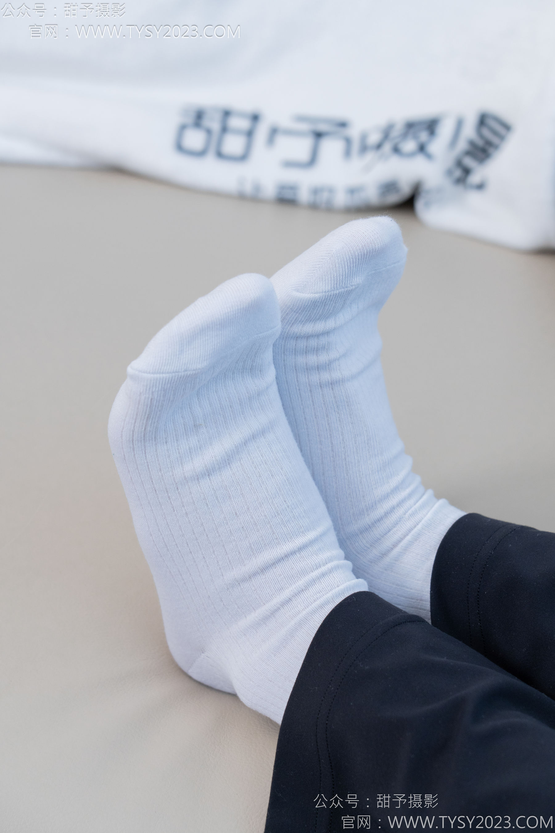 甜予摄影 No.169 贝壳 - 帆布鞋、白棉袜、裸足/(130P)