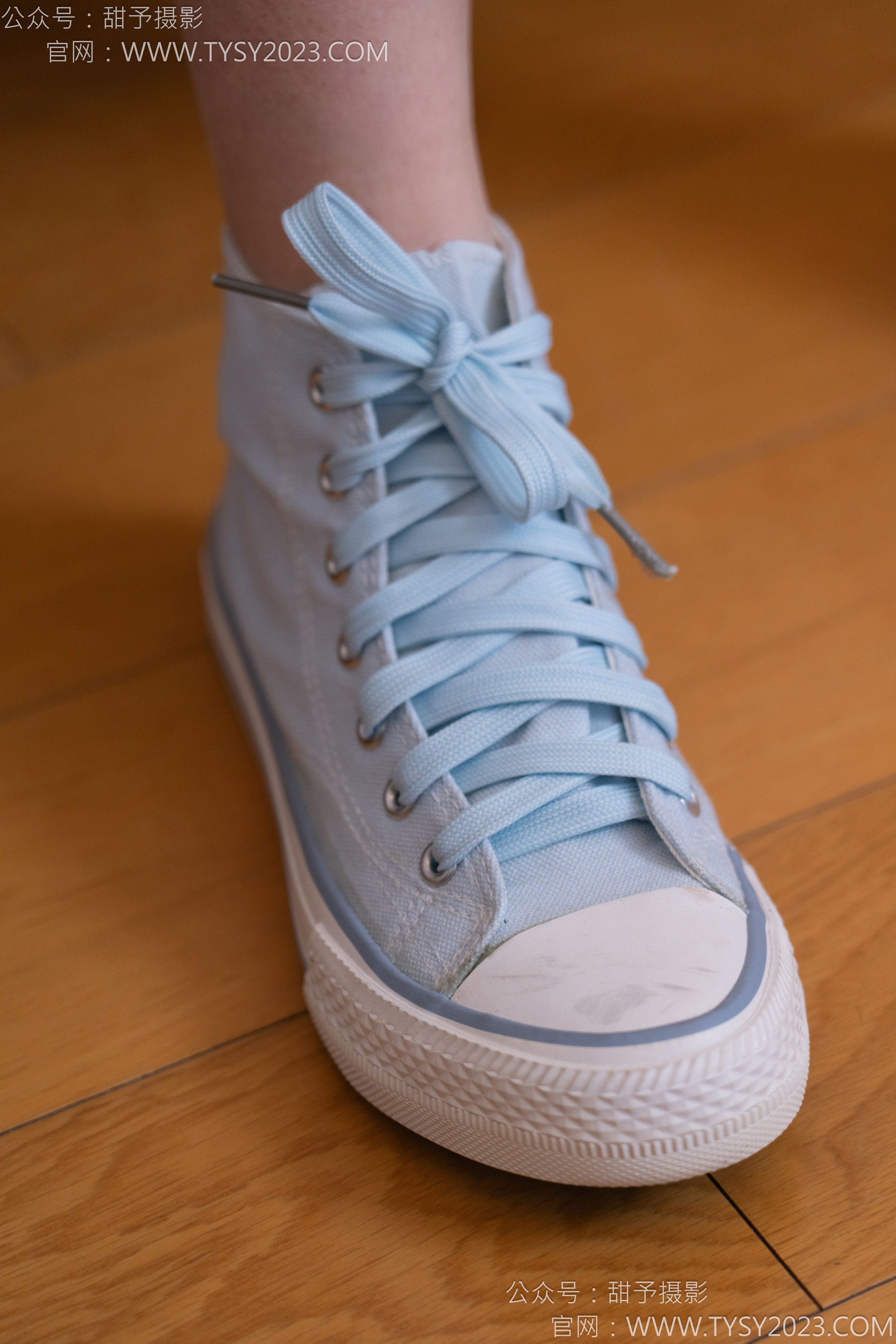 甜予摄影 No.171 璇璇 - 帆布鞋、白棉袜、抖腿剧情/(151P)