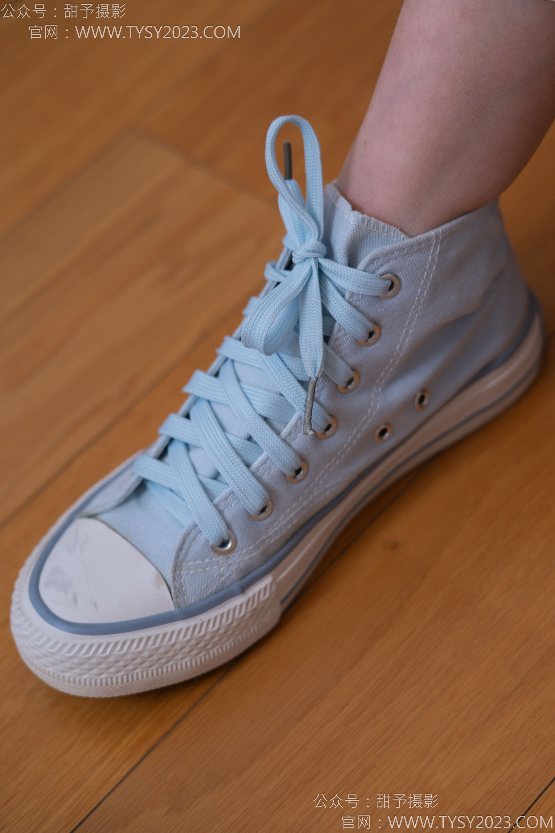 甜予摄影 No.171 璇璇 - 帆布鞋、白棉袜、抖腿剧情/(151P)