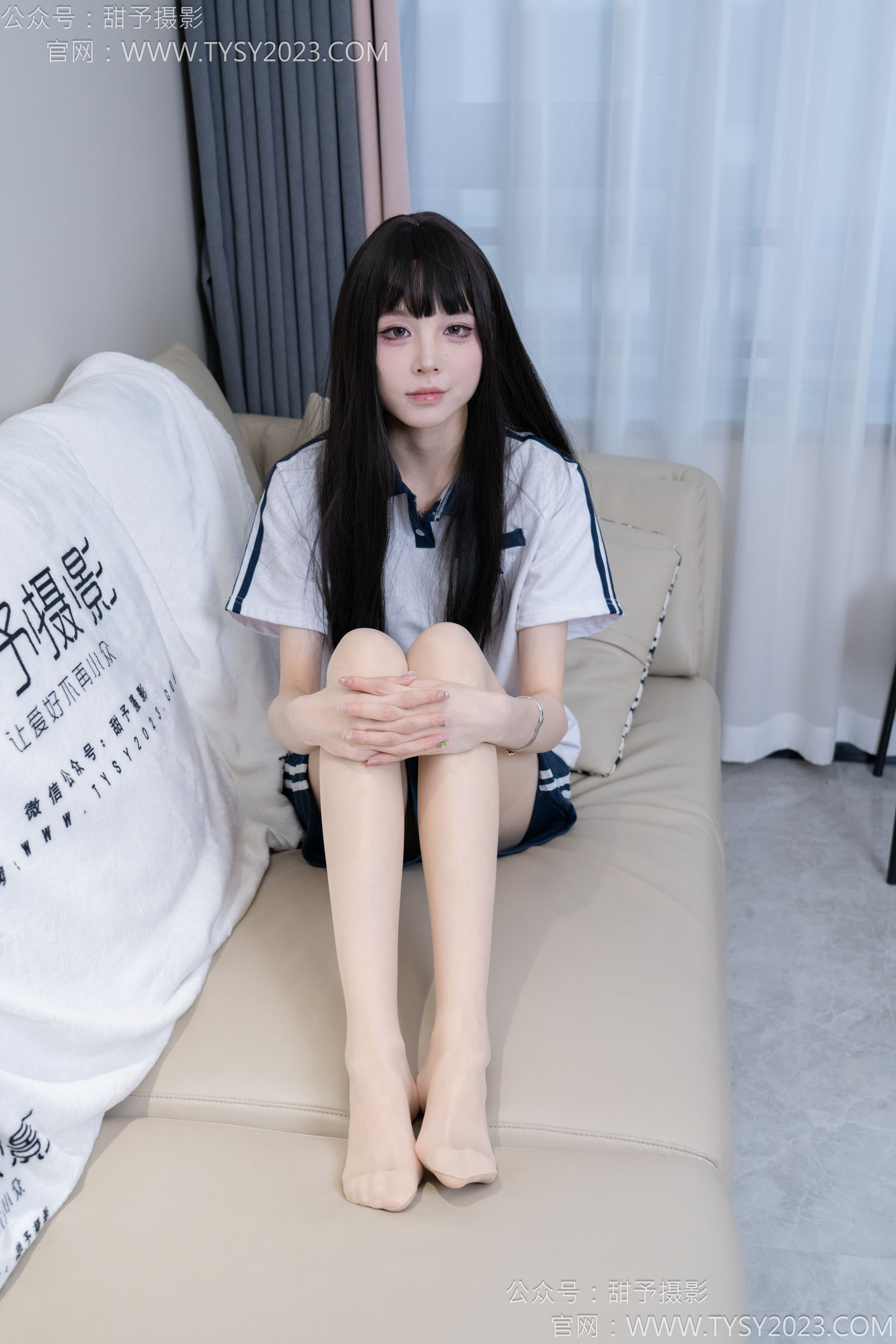 甜予摄影 No.176 珞珞 - 板鞋、薄肉丝/(134P)