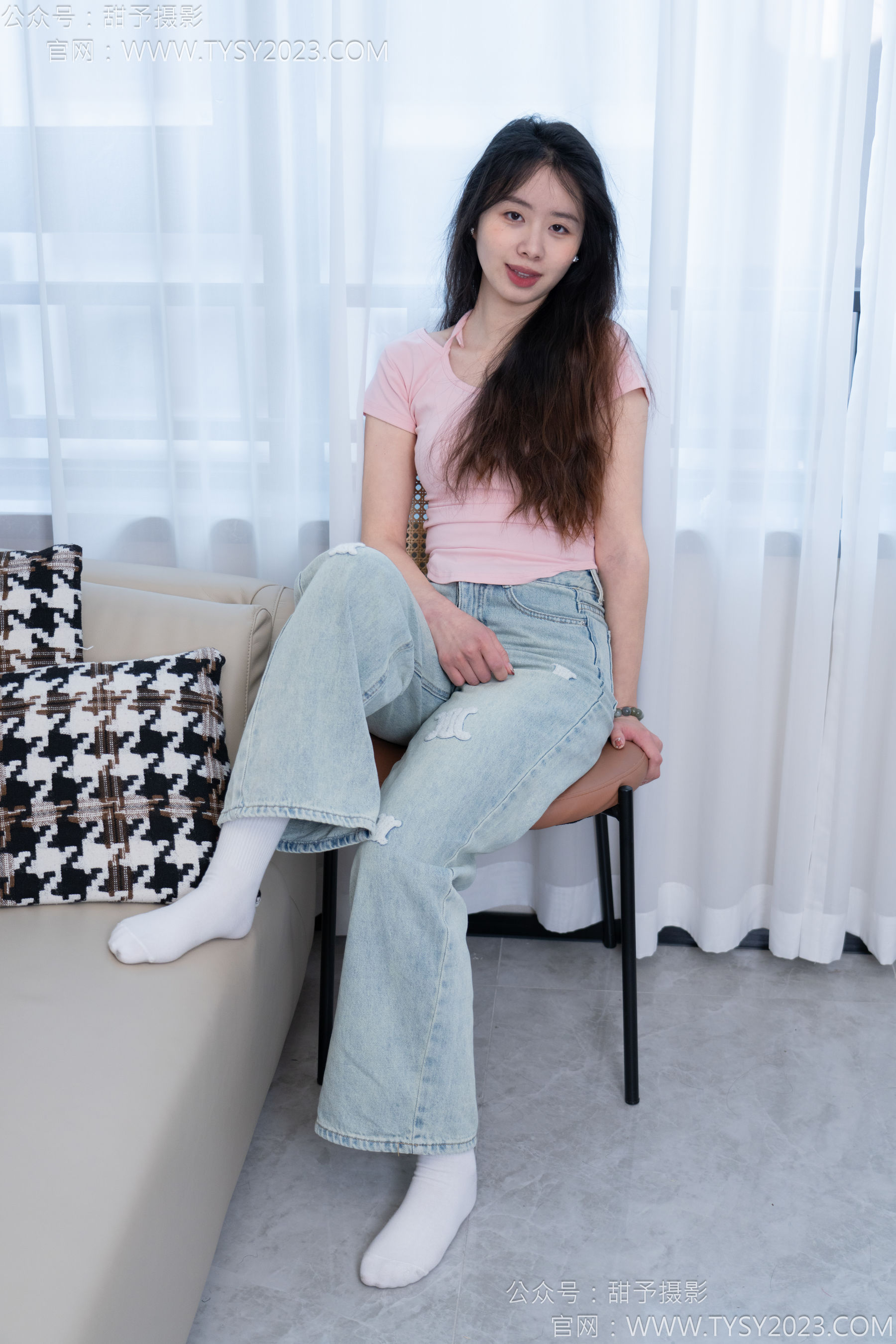 甜予摄影 No.162 知知 - 皮鞋、白棉袜、裸足/(125P)