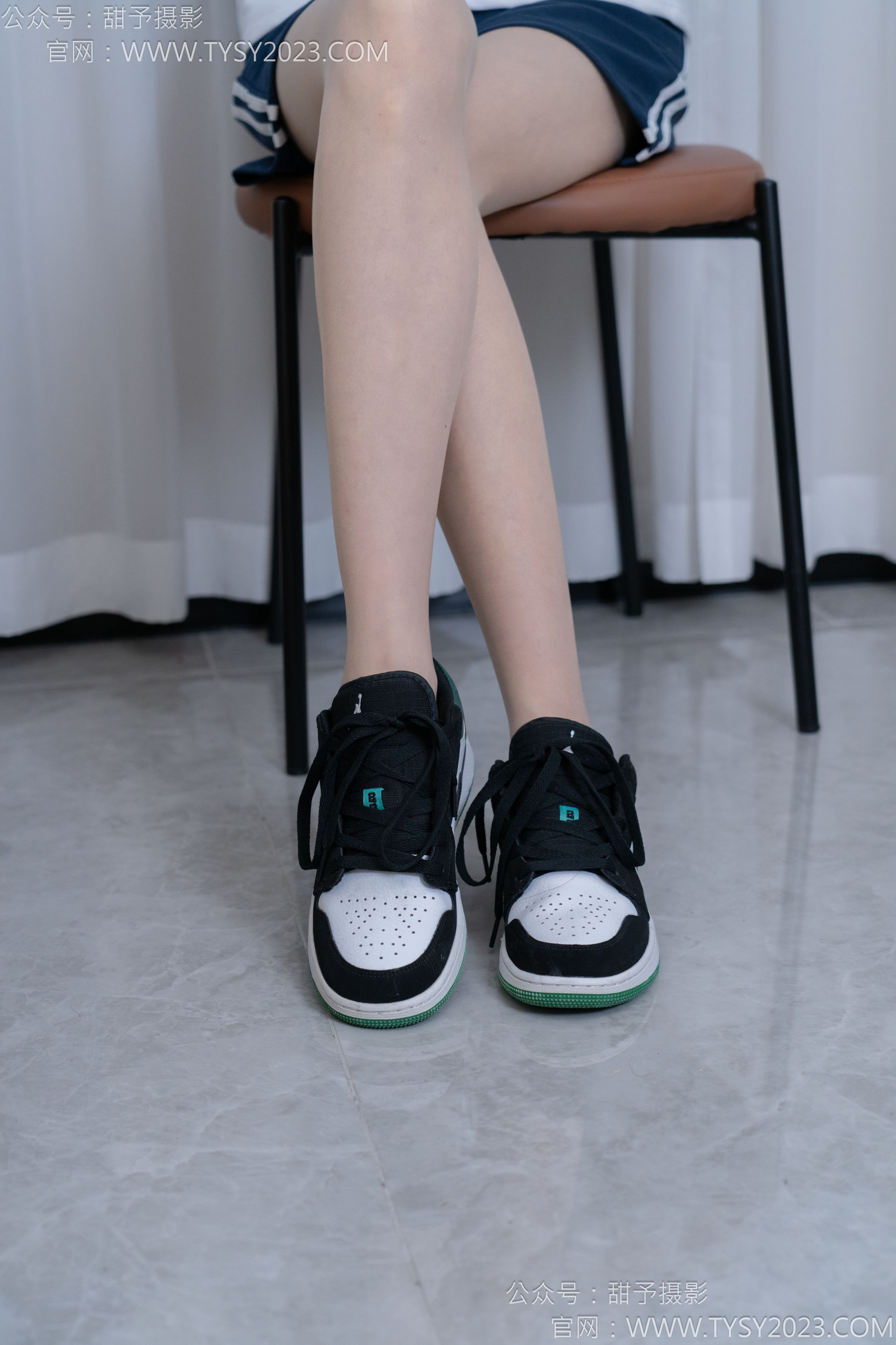 甜予摄影 No.176 珞珞 - 板鞋、薄肉丝/(134P)