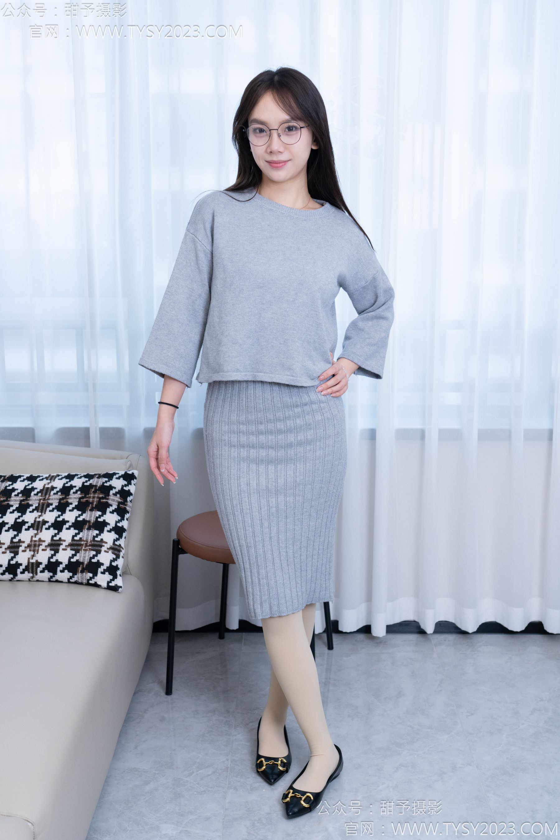 甜予摄影 No.174 贝壳 - 平底鞋、厚肉丝/(130P)