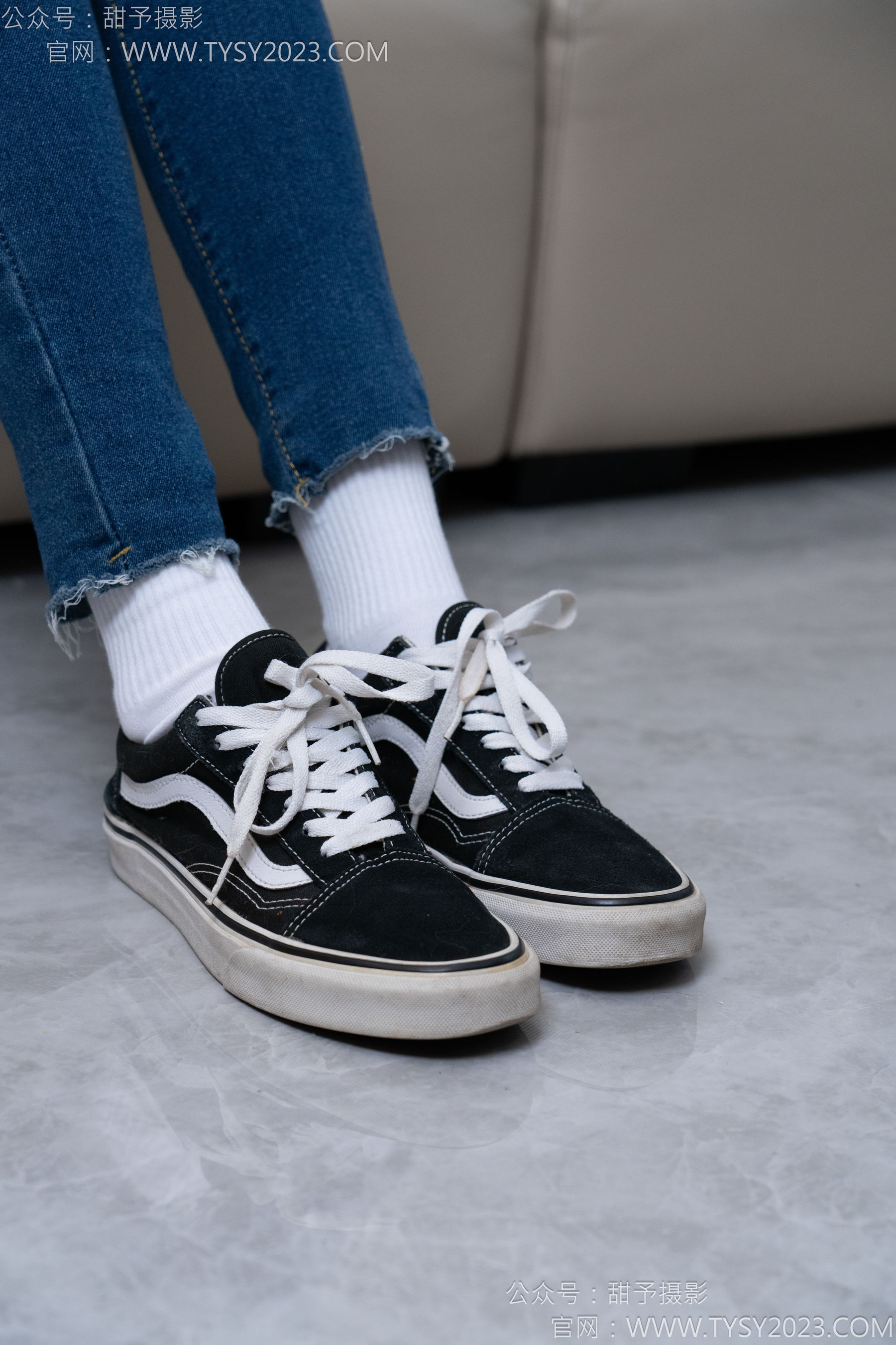 甜予摄影 No.179 珞珞 - 高跟鞋、板鞋、人字拖、白棉袜/(129P)