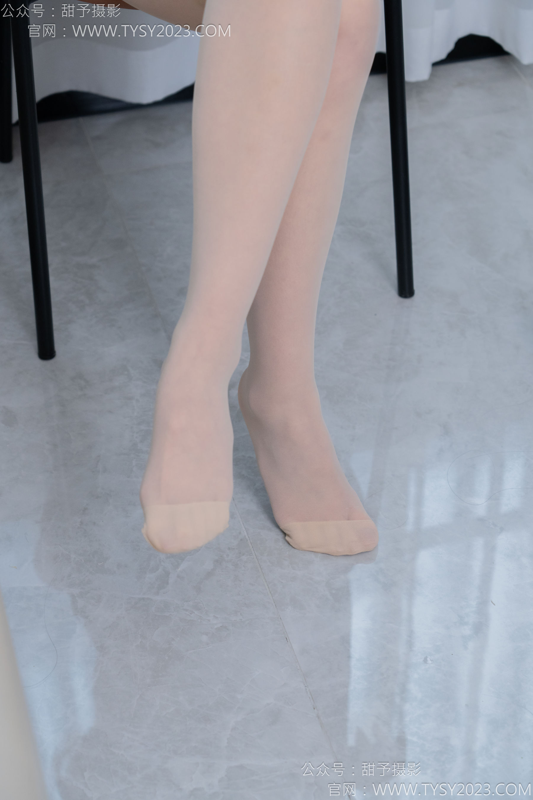 甜予摄影 No.188 贝壳 - 透明高跟、高跟鞋、薄肉丝、薄黑丝、裸足/(148P)