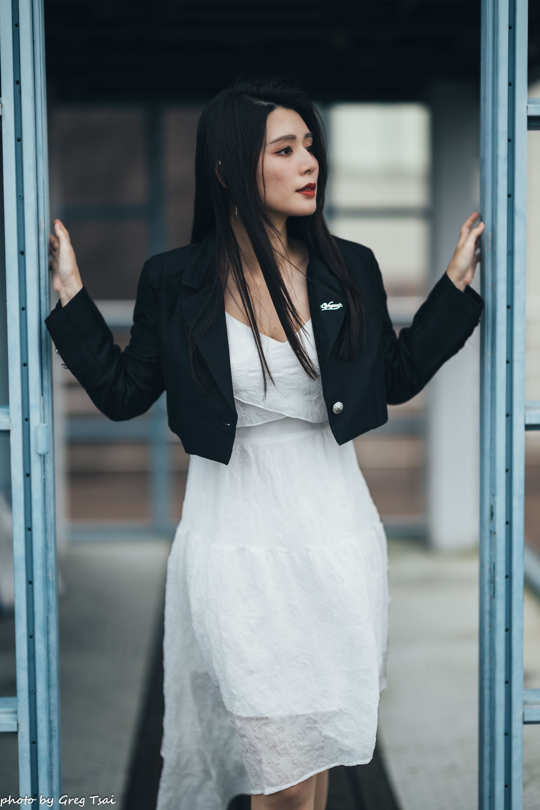 筱筱 - 天台连衣裙/(65P)