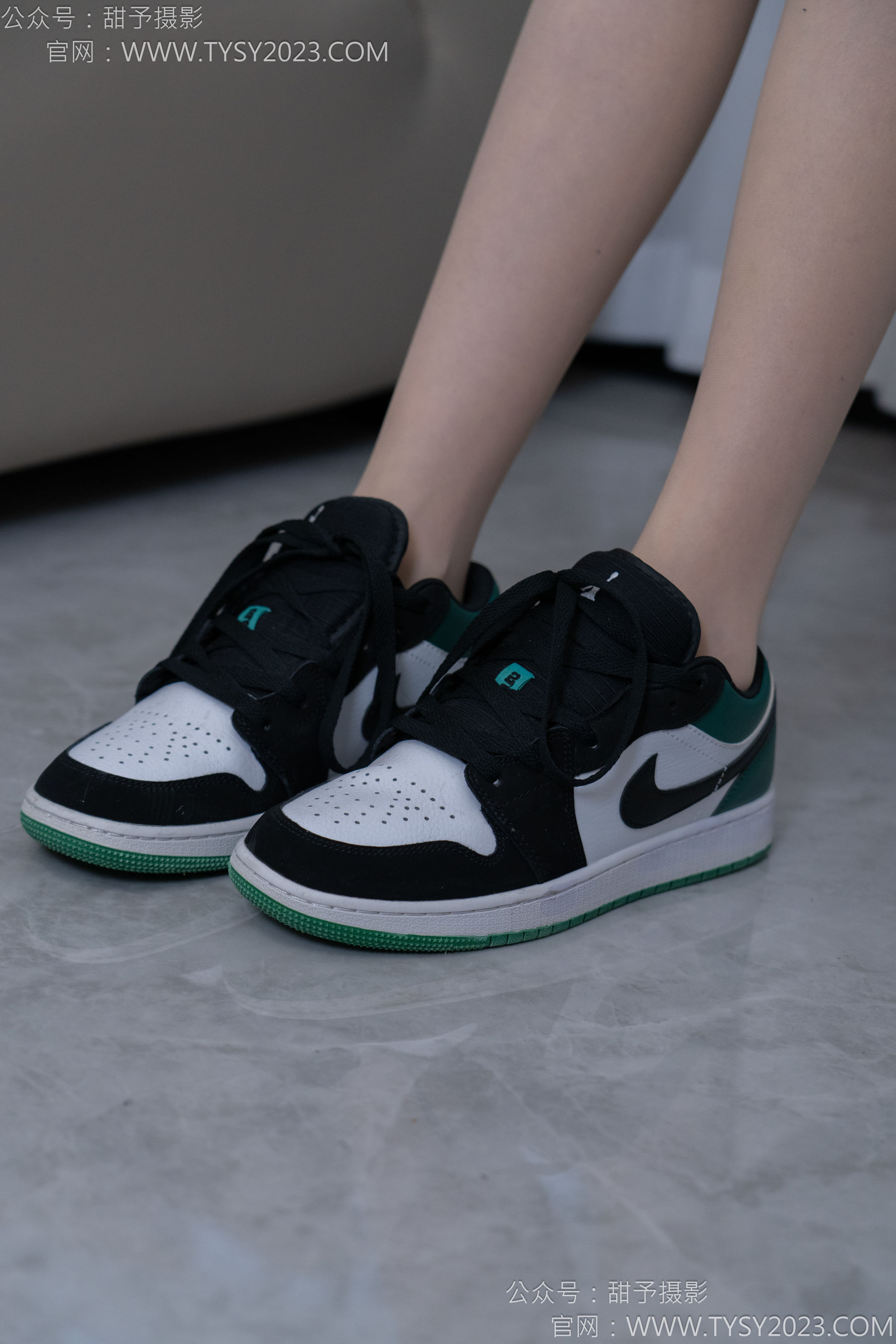 甜予摄影 No.176 珞珞 - 板鞋、薄肉丝/(134P)