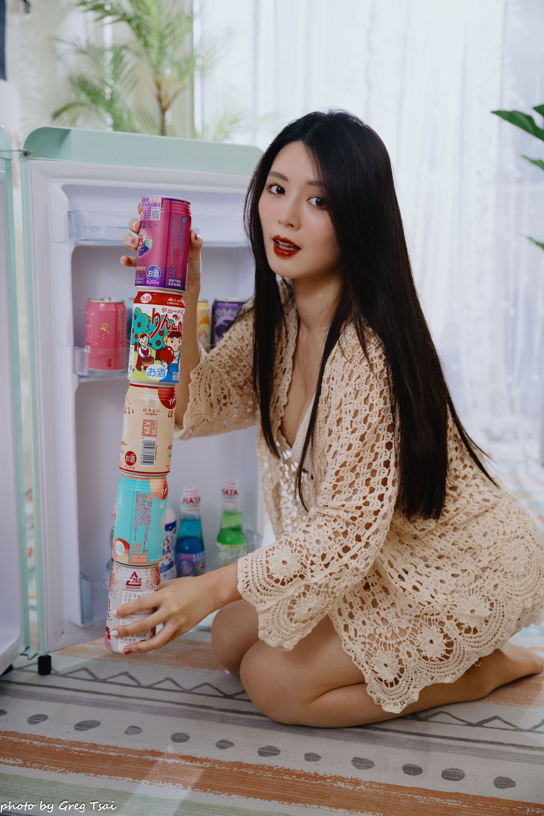 筱筱 - 休闲居家棚拍/(100P)