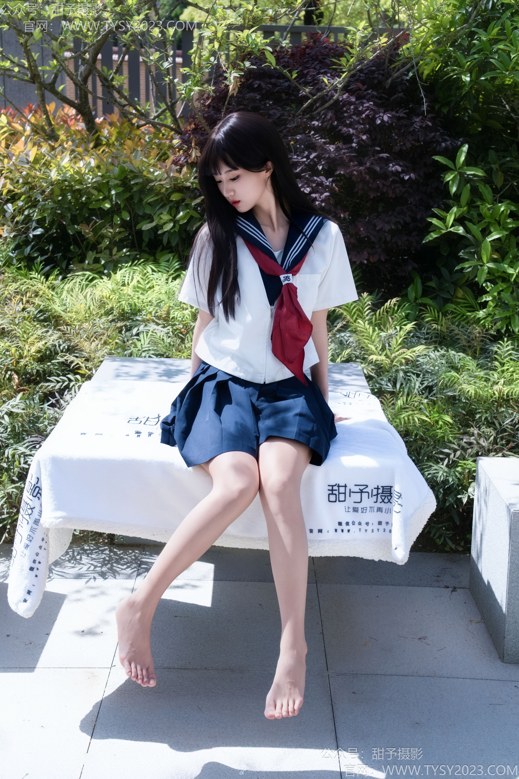 甜予摄影 No.193 小甜桃 - 皮鞋、大腿袜、裸足/(129P)