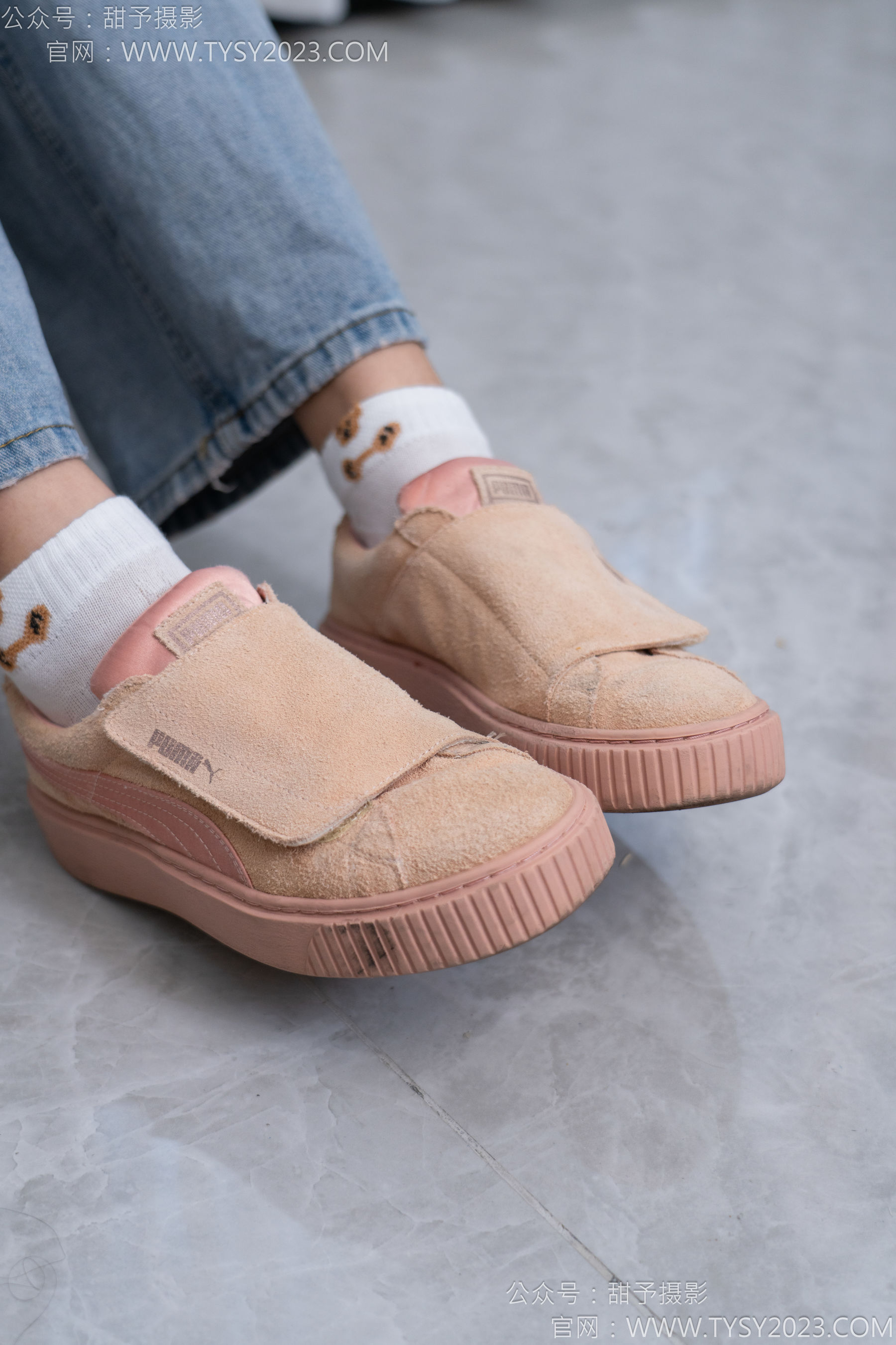 甜予摄影 No.163 娃娃 - 板鞋、白棉袜、裸足/(130P)