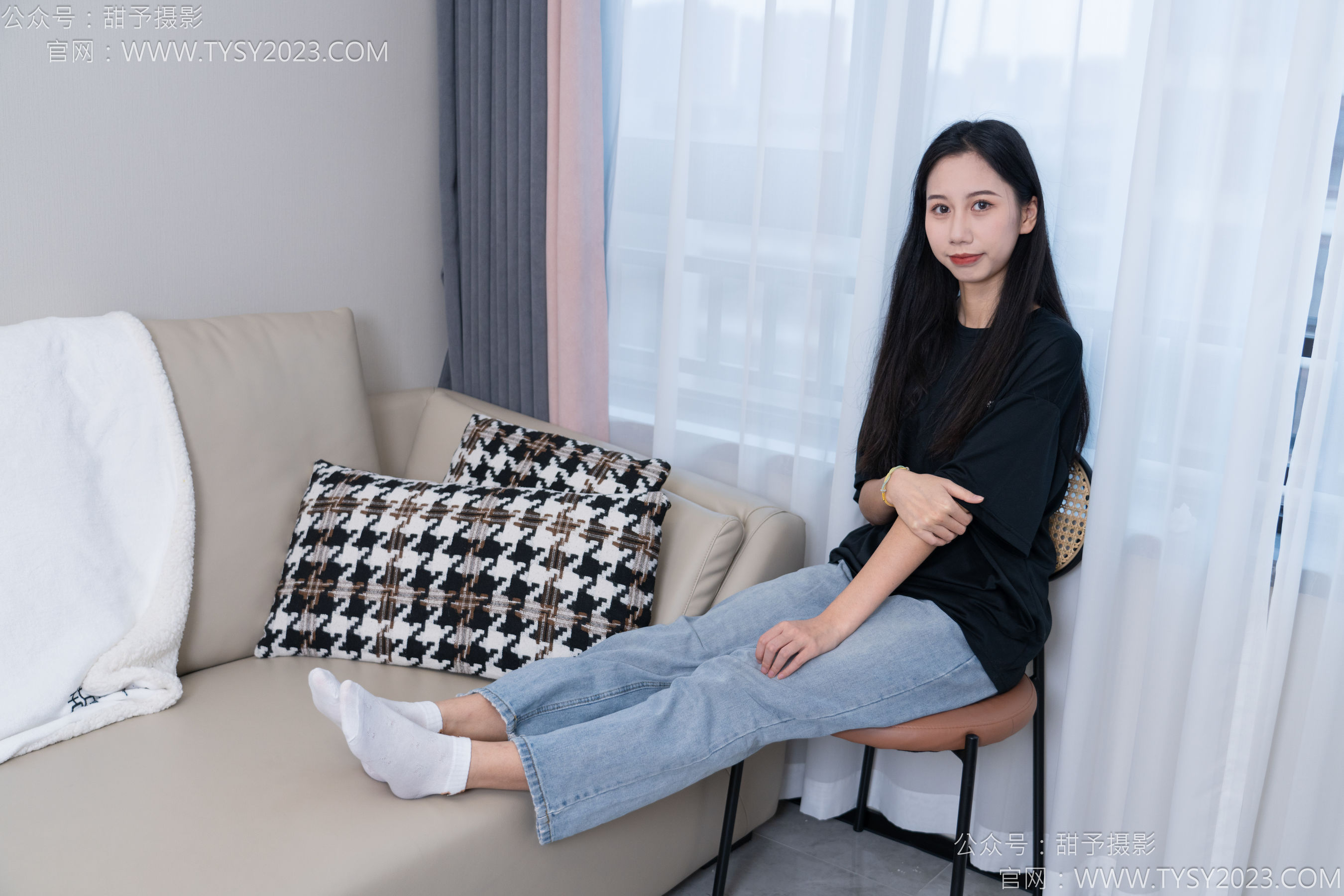 甜予摄影 No.163 娃娃 - 板鞋、白棉袜、裸足/(130P)