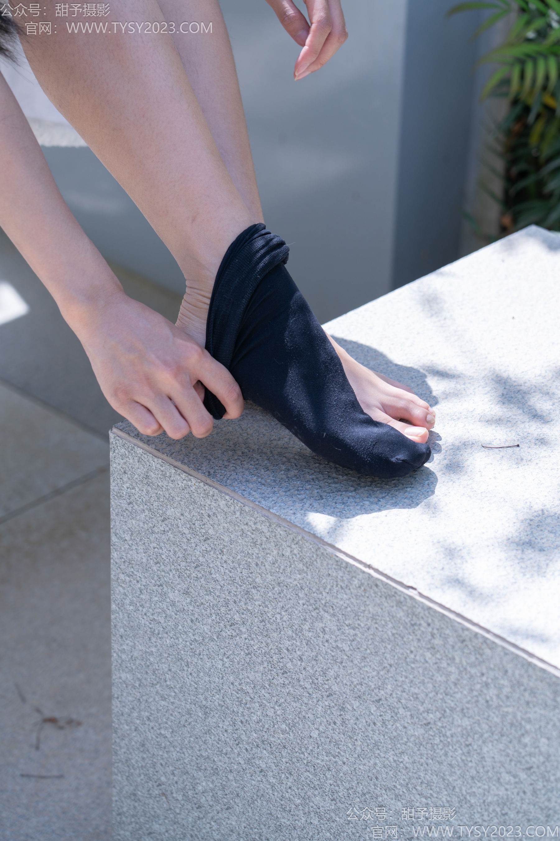 甜予摄影 No.193 小甜桃 - 皮鞋、大腿袜、裸足/(129P)