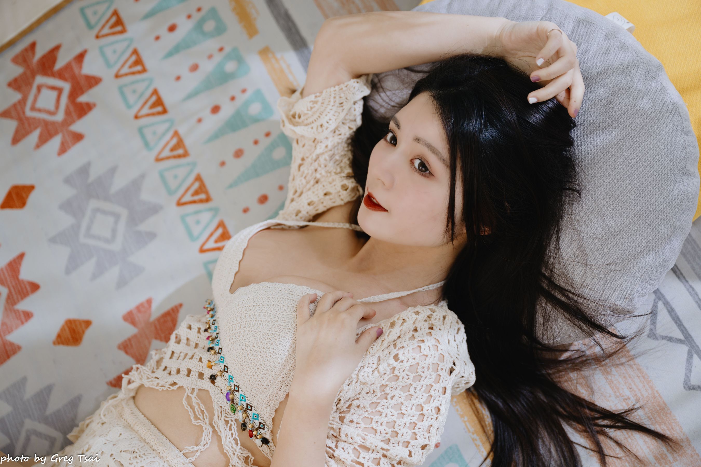 筱筱 - 休闲居家棚拍/(100P)