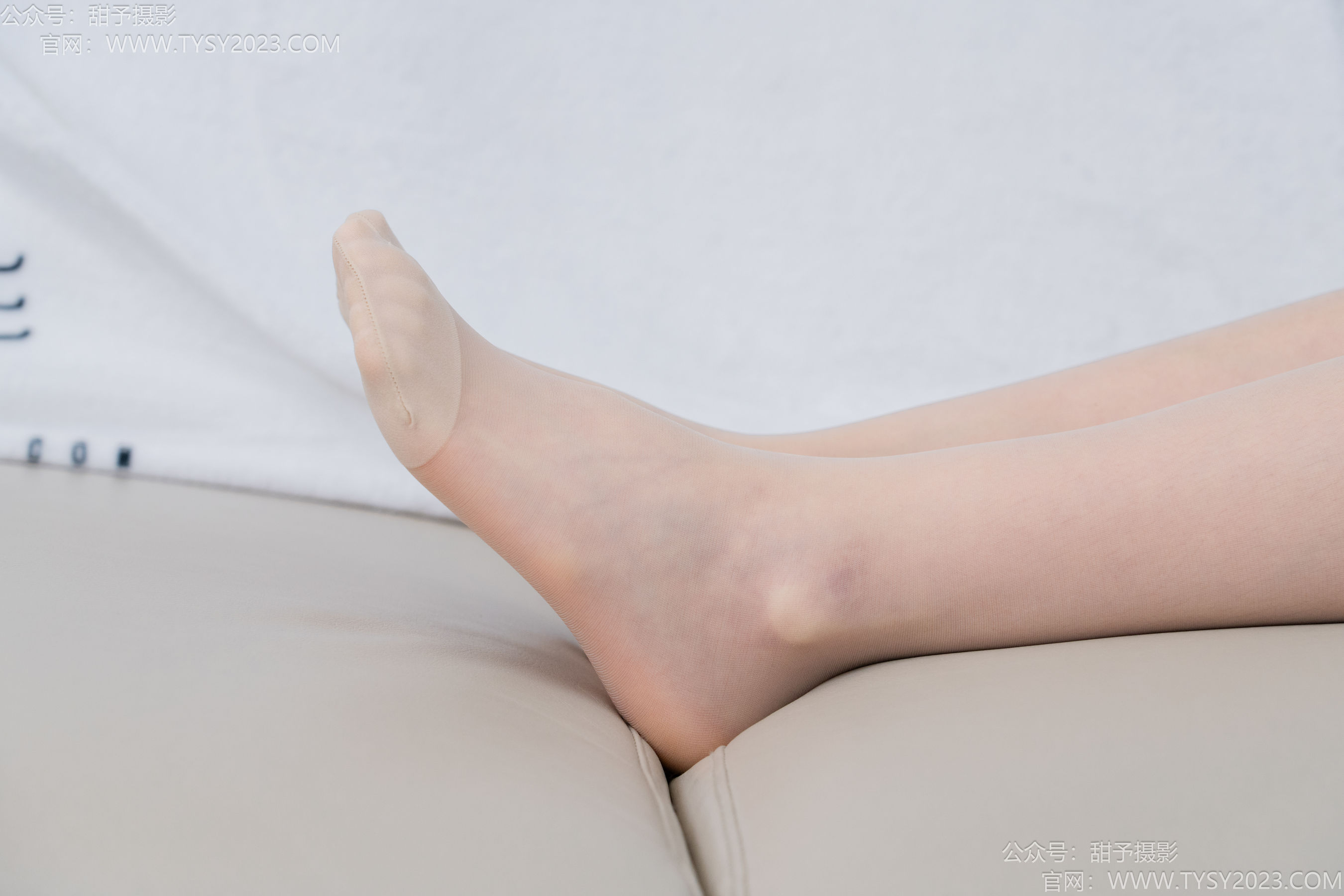 甜予摄影 No.191 贝壳 - 皮鞋、白棉袜、薄肉丝/(135P)