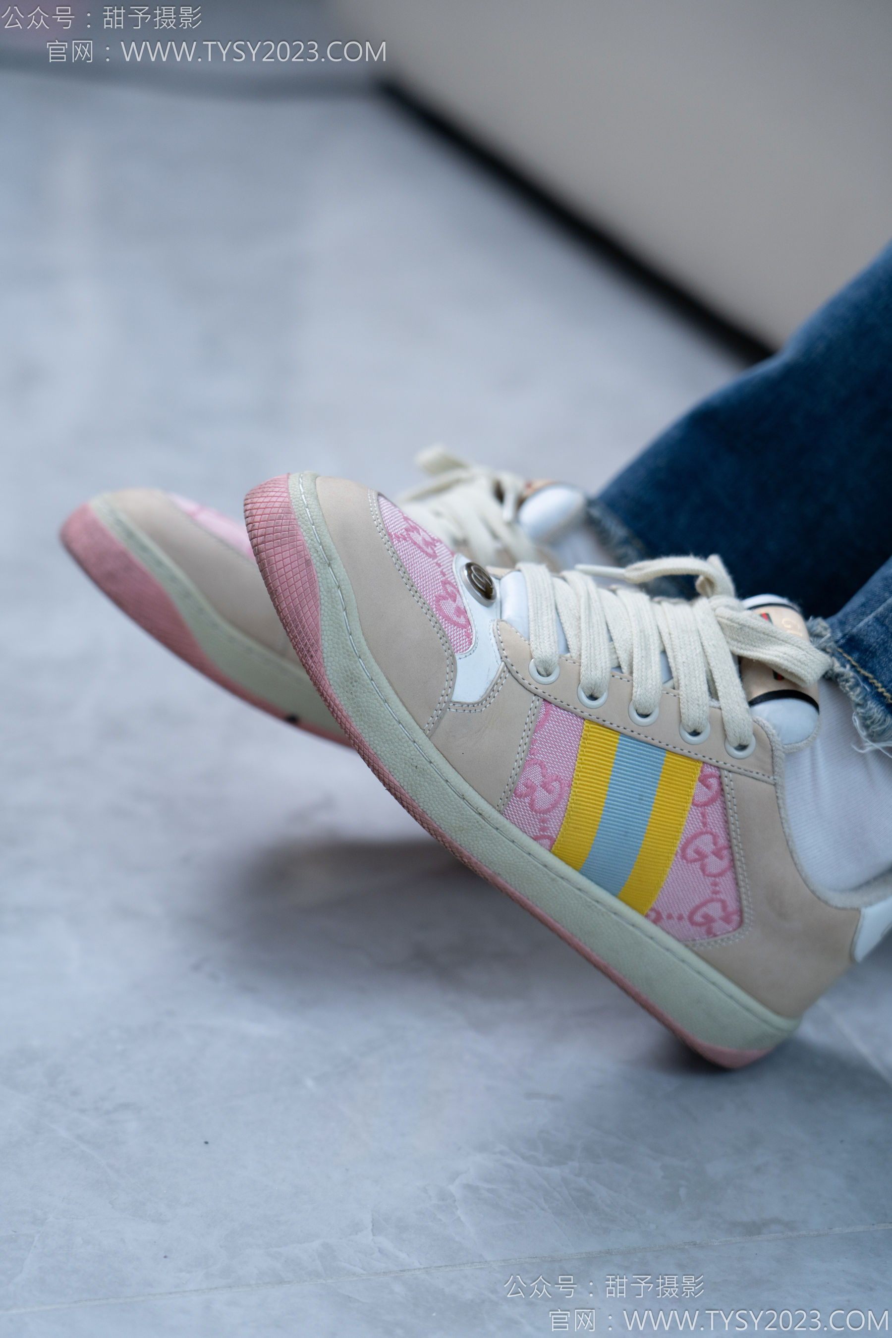 甜予摄影 No.170 珞珞 - 板鞋、白棉袜、裸足/(130P)