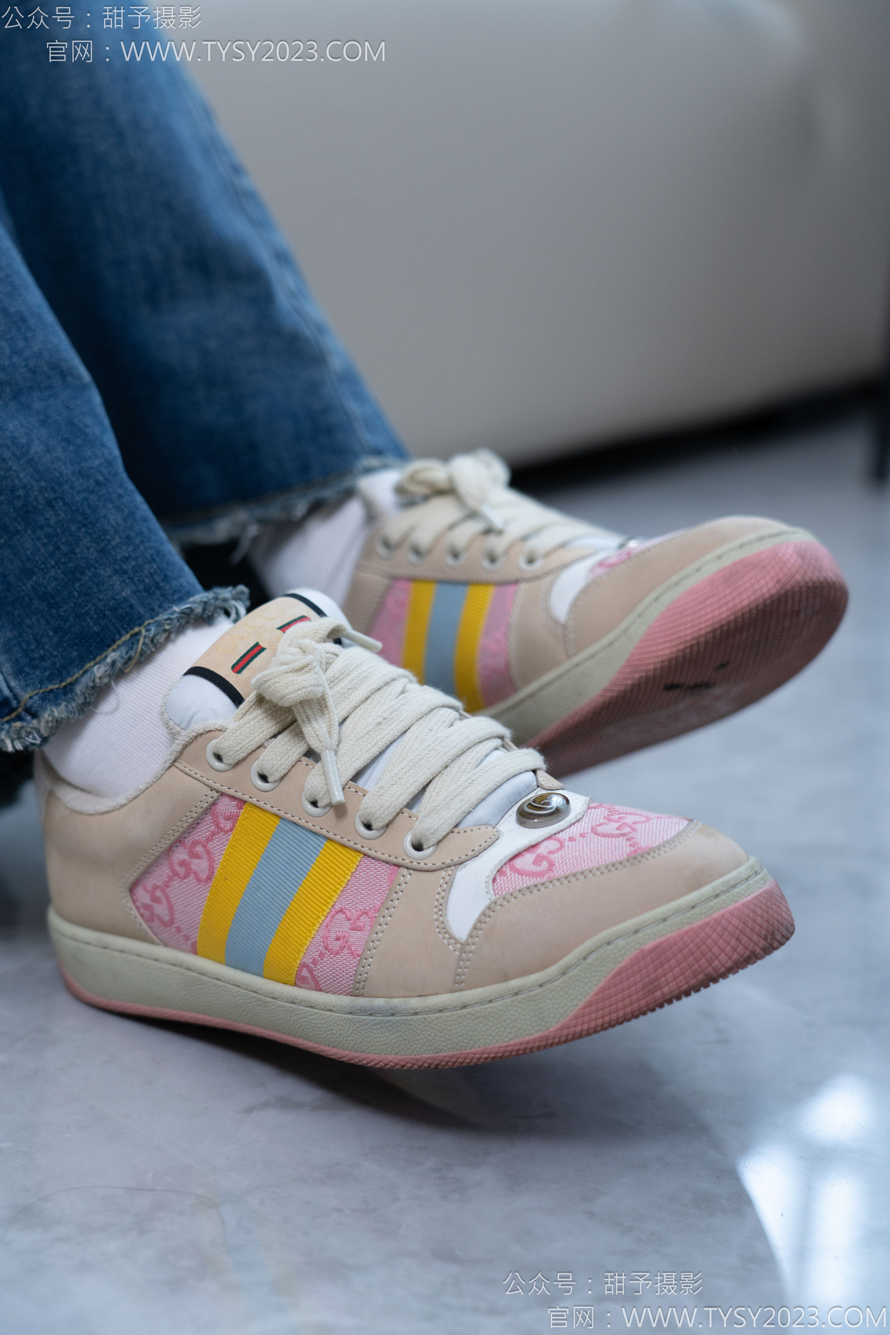 甜予摄影 No.170 珞珞 - 板鞋、白棉袜、裸足/(130P)