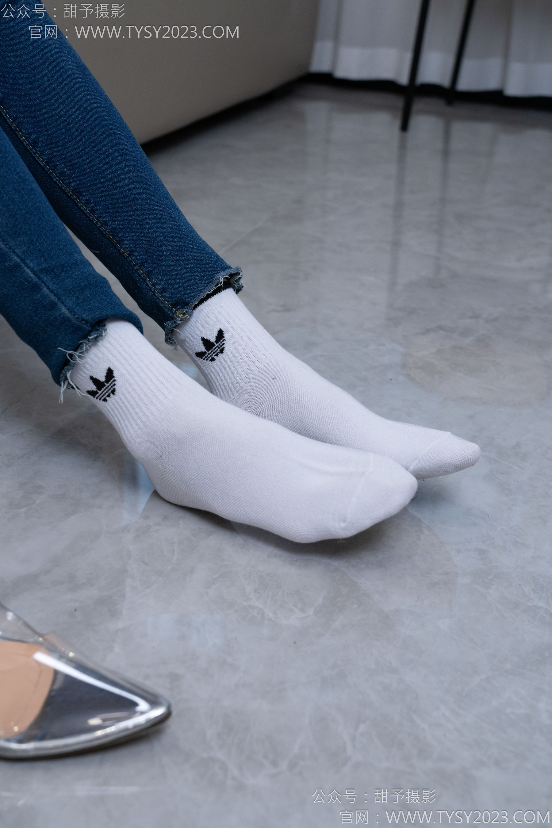 甜予摄影 No.179 珞珞 - 高跟鞋、板鞋、人字拖、白棉袜/(129P)