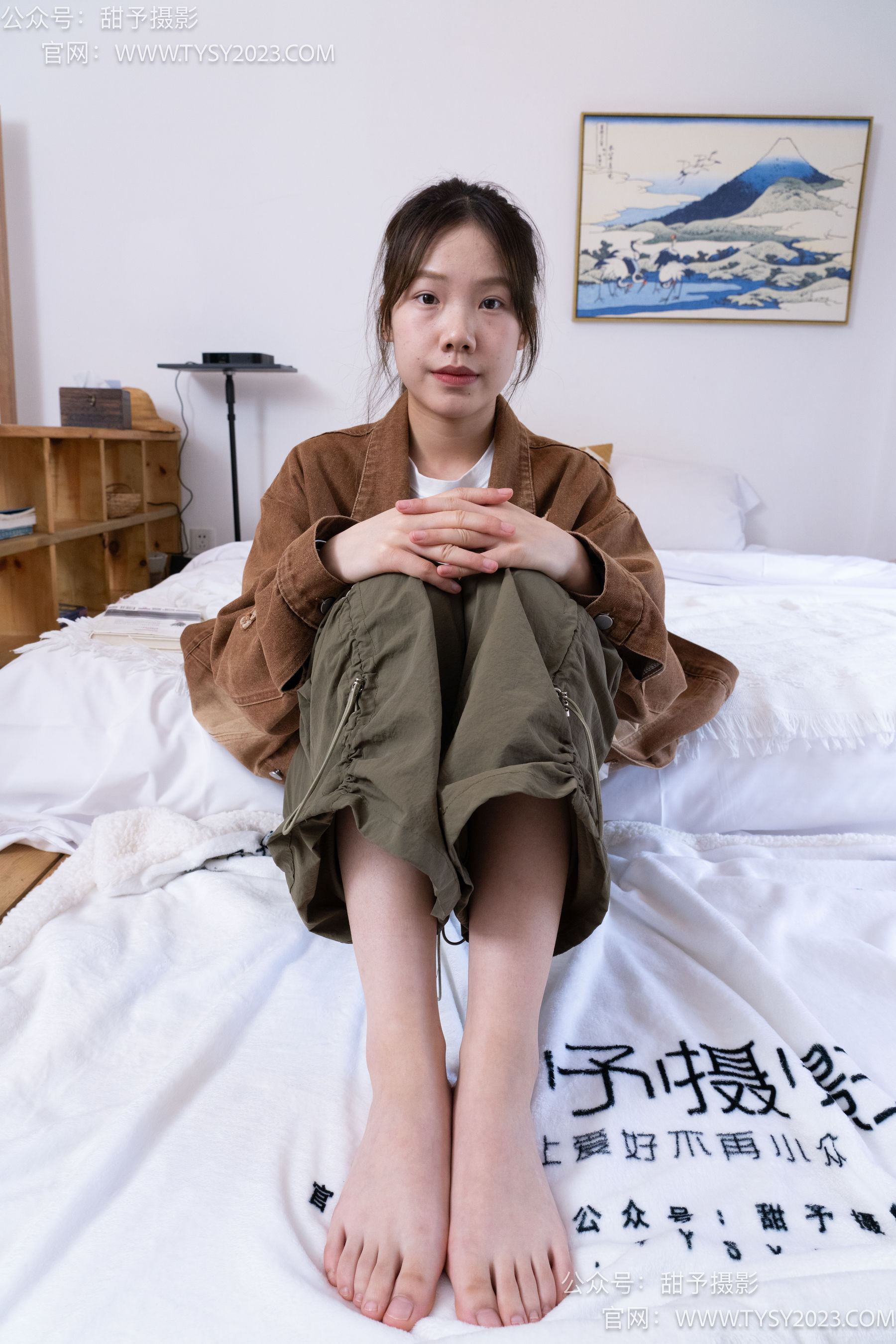 甜予摄影 No.161 双双 - 板鞋、白棉袜、裸足/(130P)