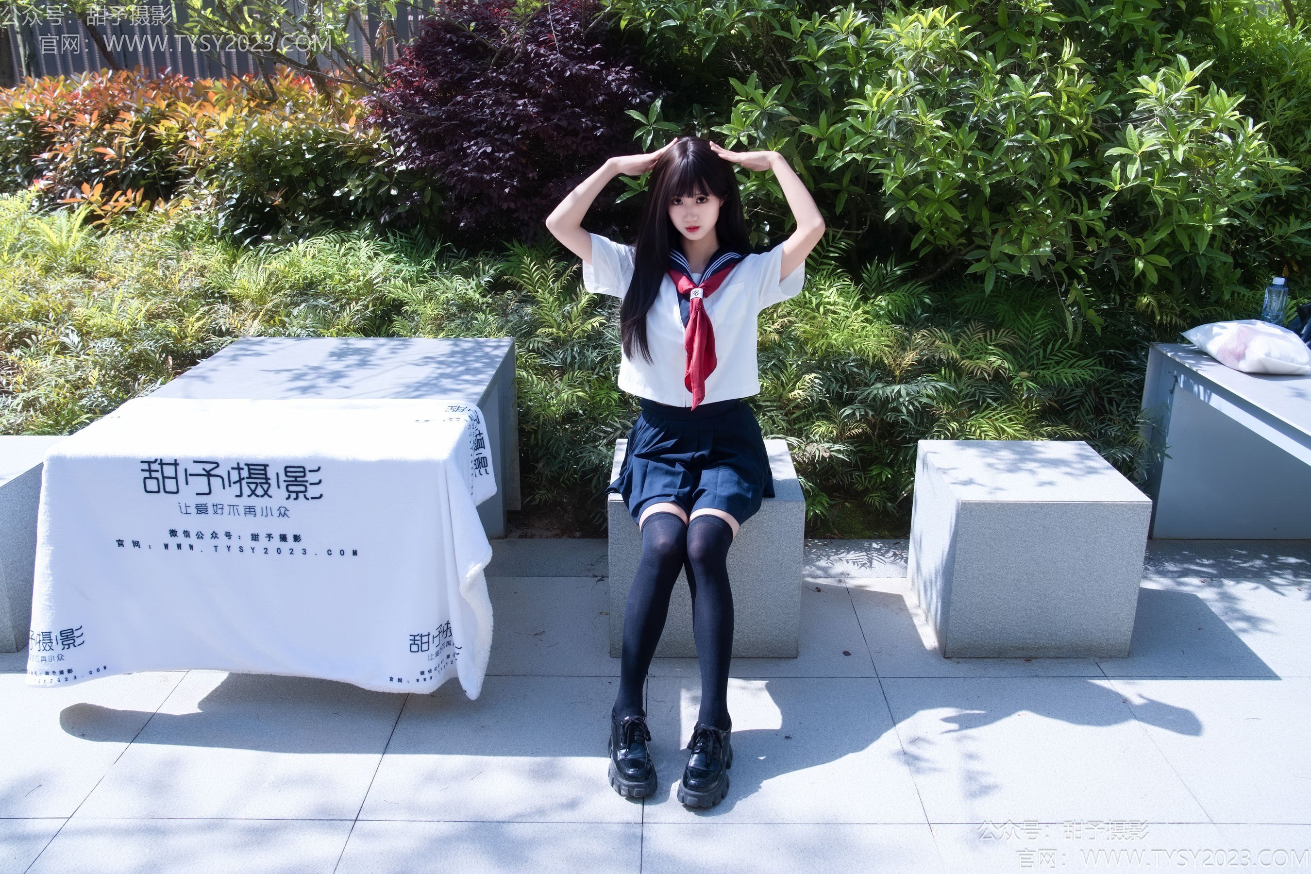 甜予摄影 No.193 小甜桃 - 皮鞋、大腿袜、裸足/(129P)