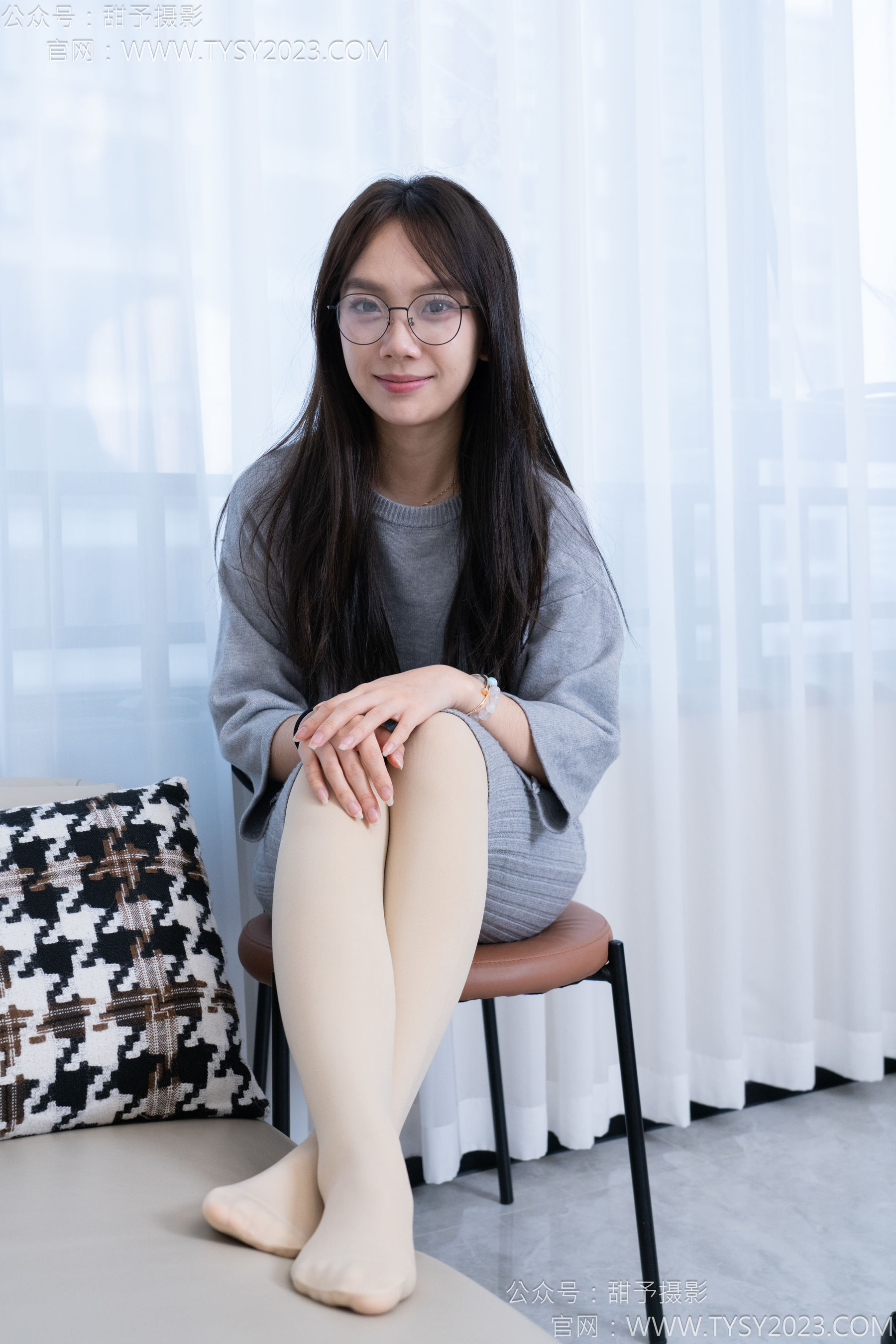 甜予摄影 No.174 贝壳 - 平底鞋、厚肉丝/(130P)