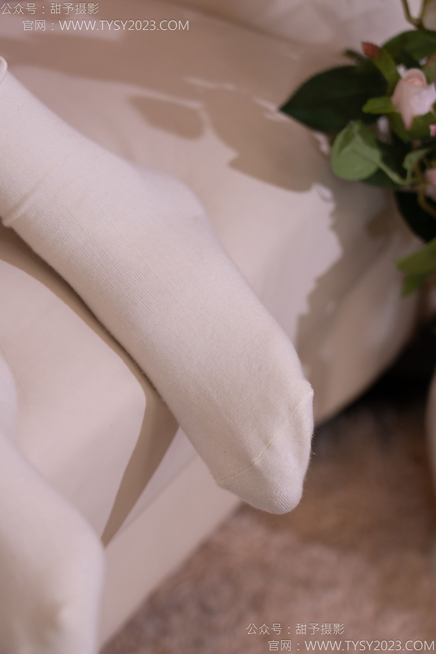 甜予摄影 No.177 璇璇 - 板鞋、白棉袜、薄肉丝/(129P)