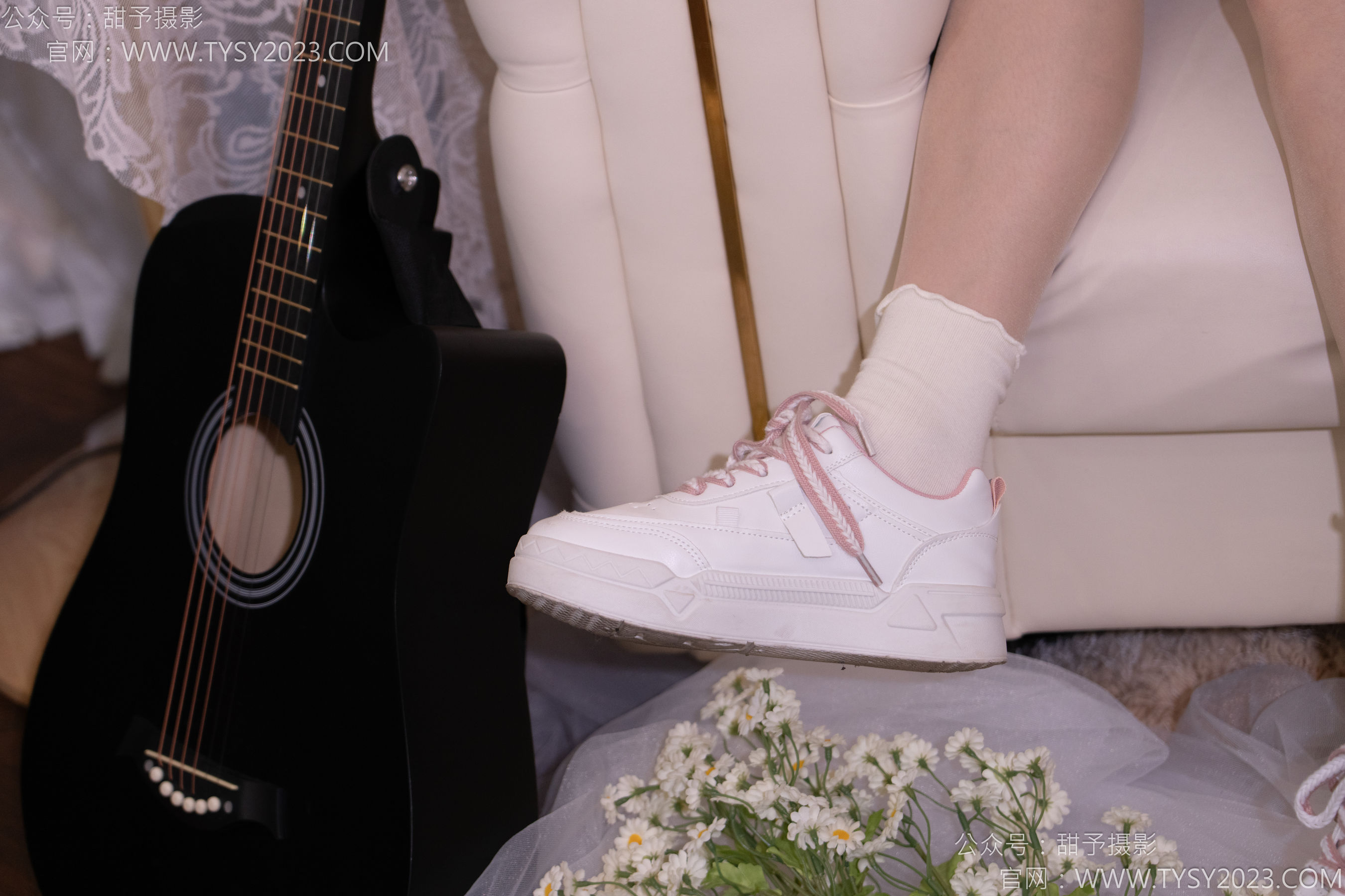 甜予摄影 No.177 璇璇 - 板鞋、白棉袜、薄肉丝/(129P)