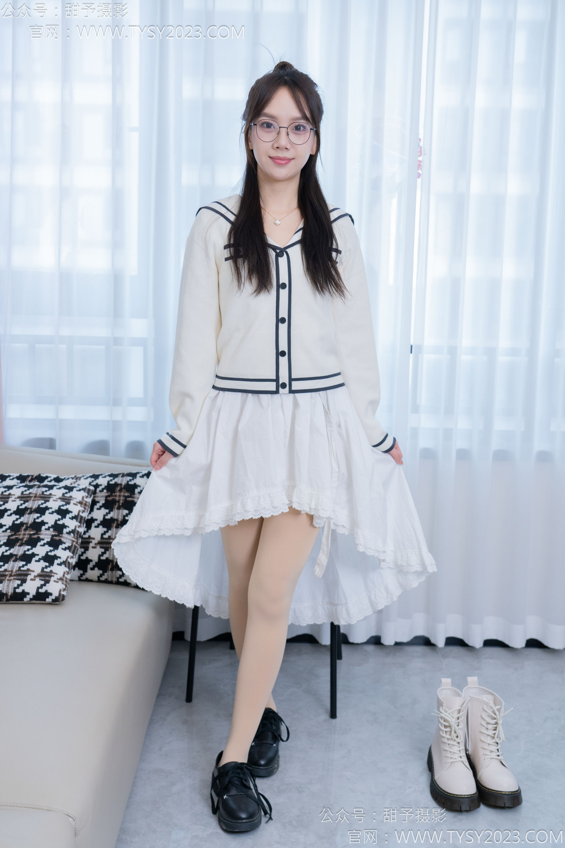 甜予摄影 No.180 贝壳 - 平底鞋、短靴、厚肉丝/(135P)