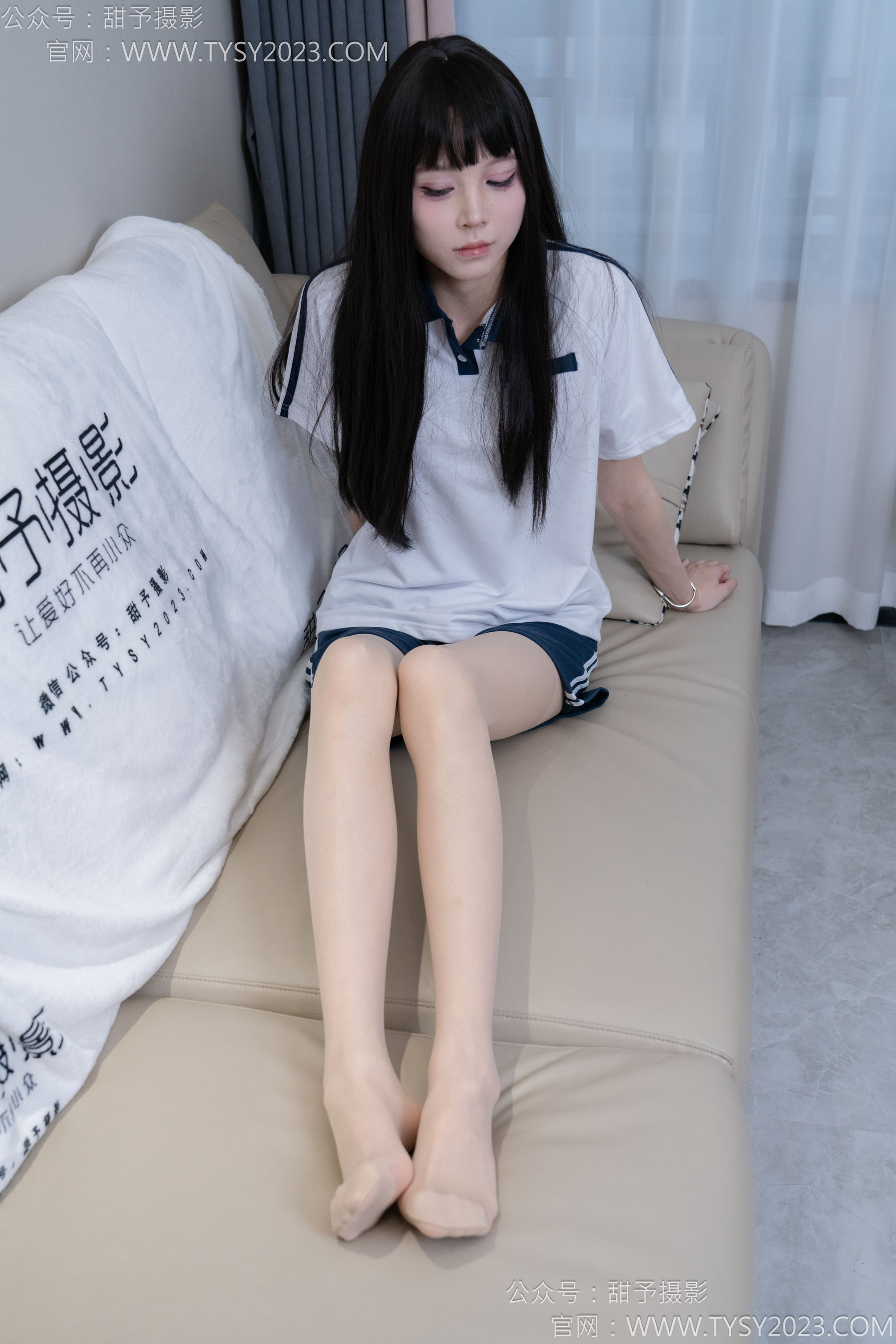 甜予摄影 No.176 珞珞 - 板鞋、薄肉丝/(134P)