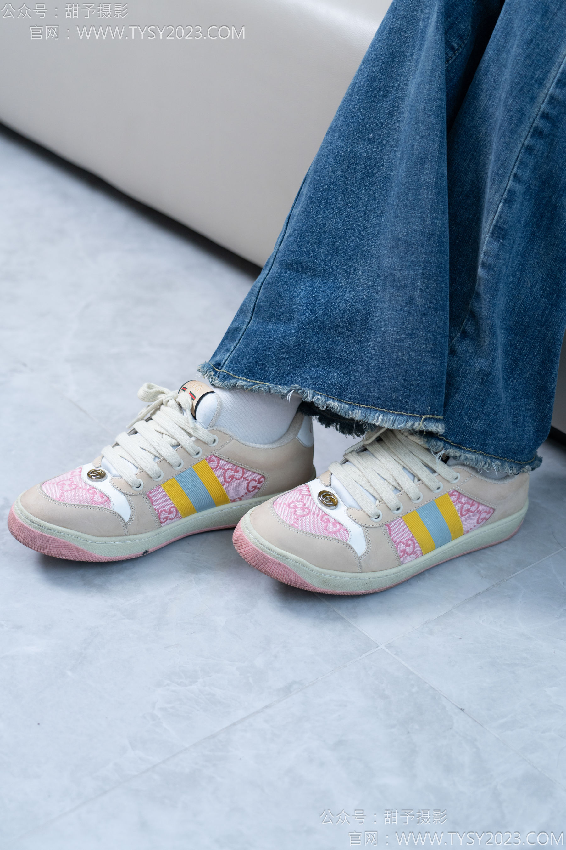 甜予摄影 No.170 珞珞 - 板鞋、白棉袜、裸足/(130P)