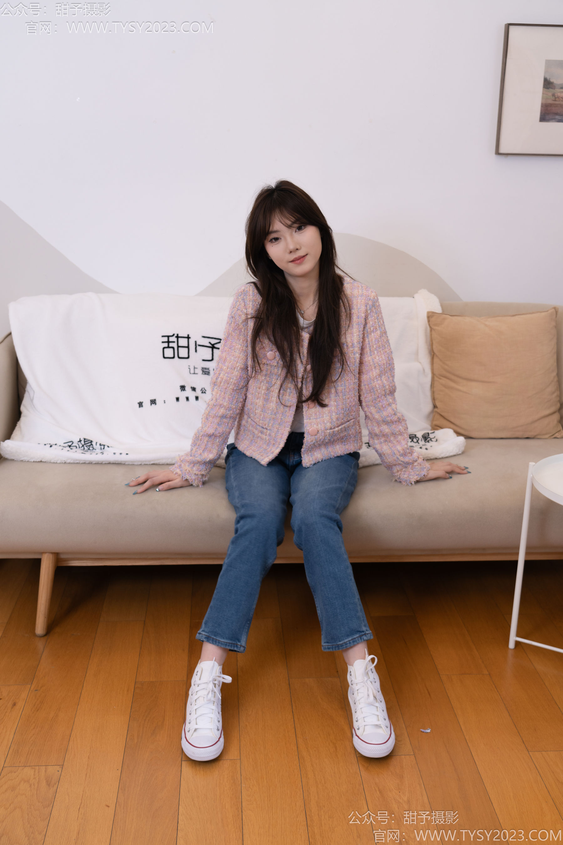甜予摄影 No.189 璇璇 - 帆布鞋、裸足、抖腿剧情/(134P)