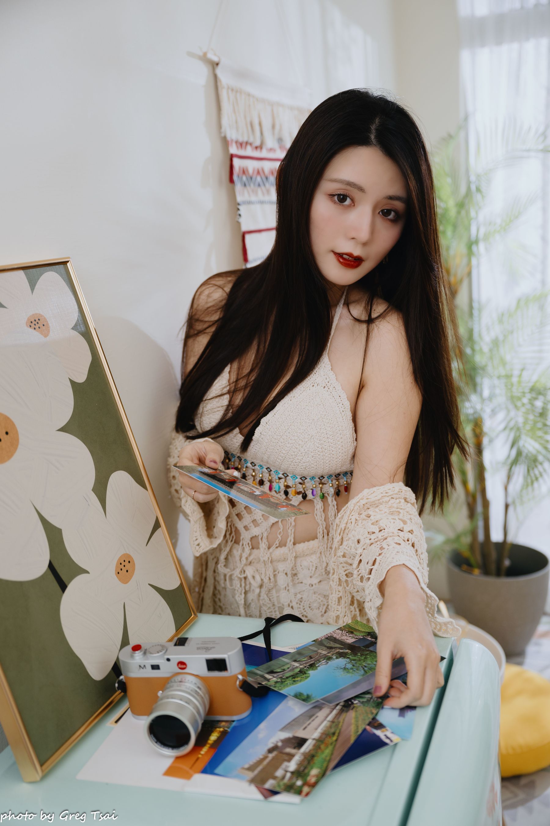 筱筱 - 休闲居家棚拍/(100P)