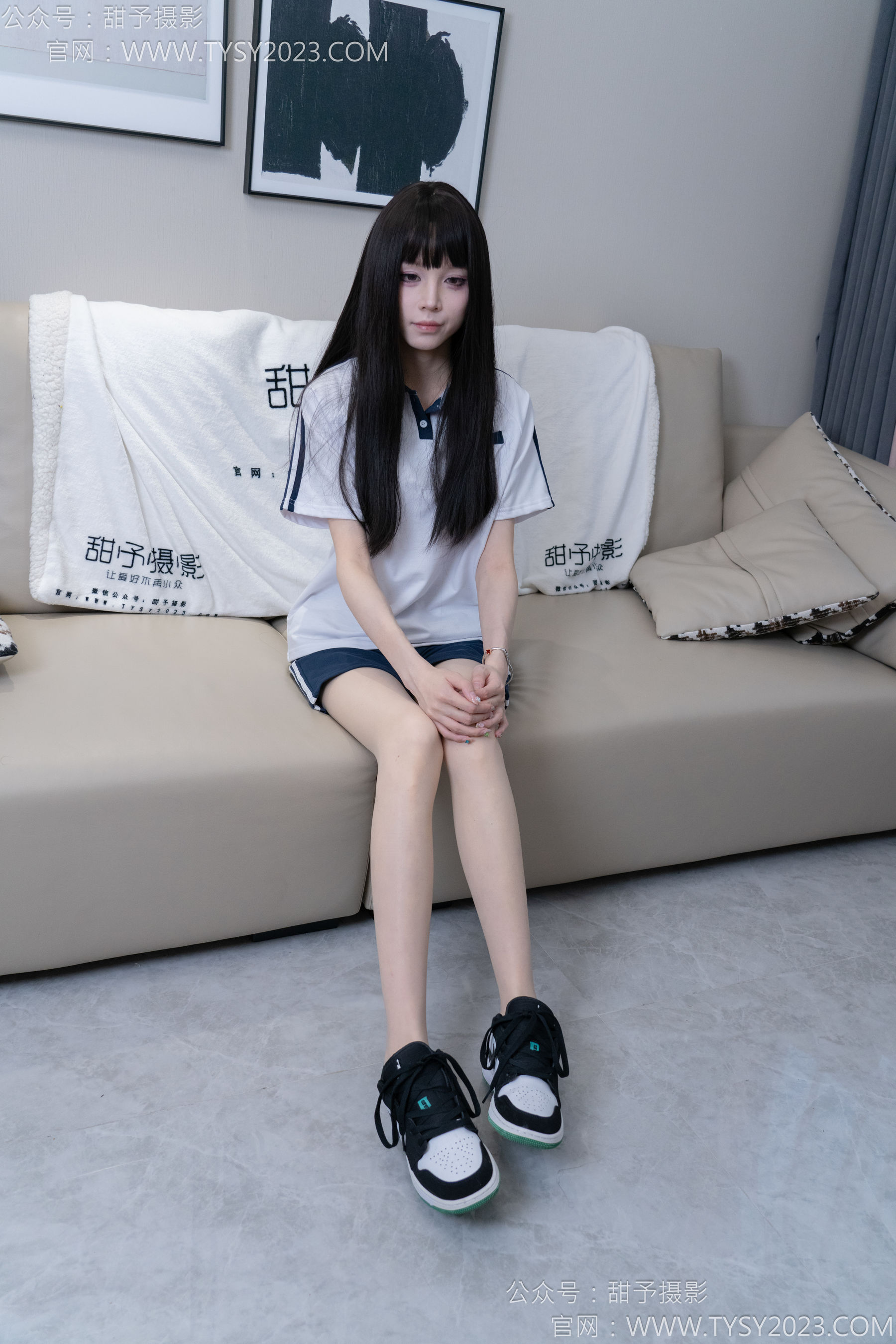 甜予摄影 No.176 珞珞 - 板鞋、薄肉丝/(134P)