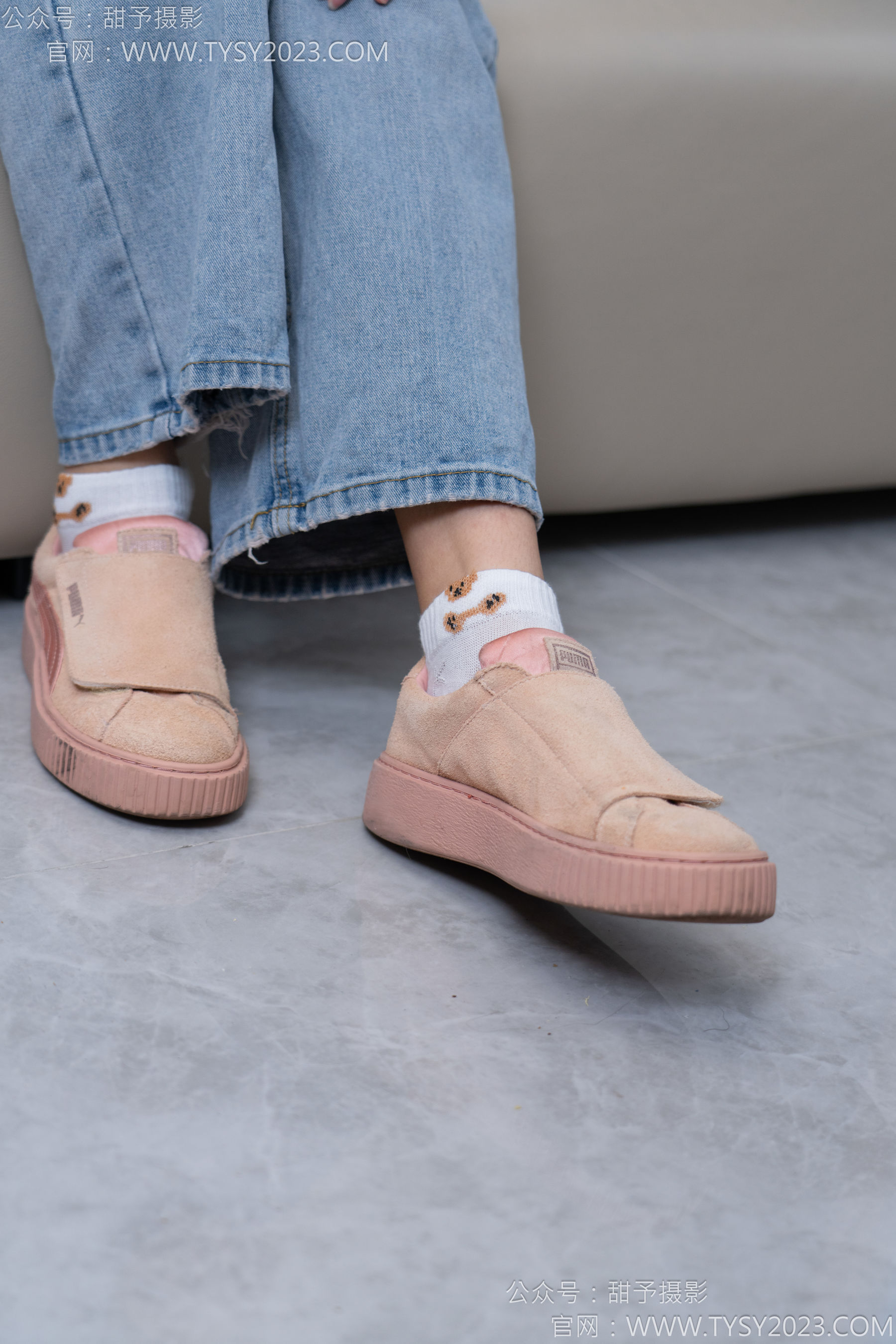 甜予摄影 No.163 娃娃 - 板鞋、白棉袜、裸足/(130P)