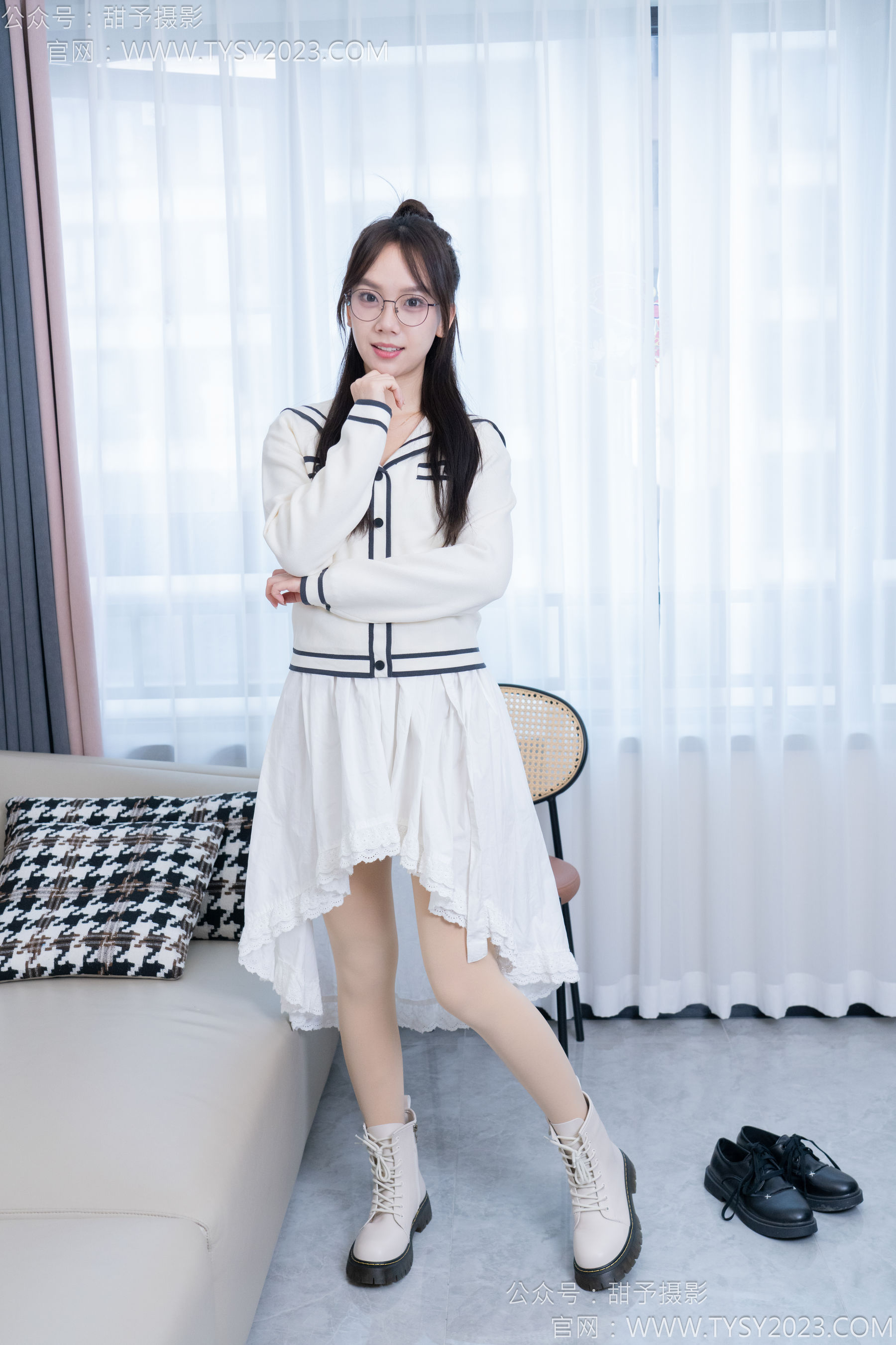 甜予摄影 No.180 贝壳 - 平底鞋、短靴、厚肉丝/(135P)