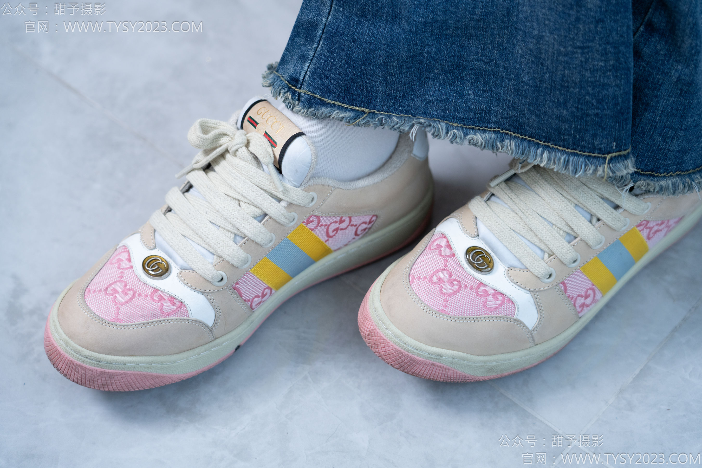 甜予摄影 No.170 珞珞 - 板鞋、白棉袜、裸足/(130P)