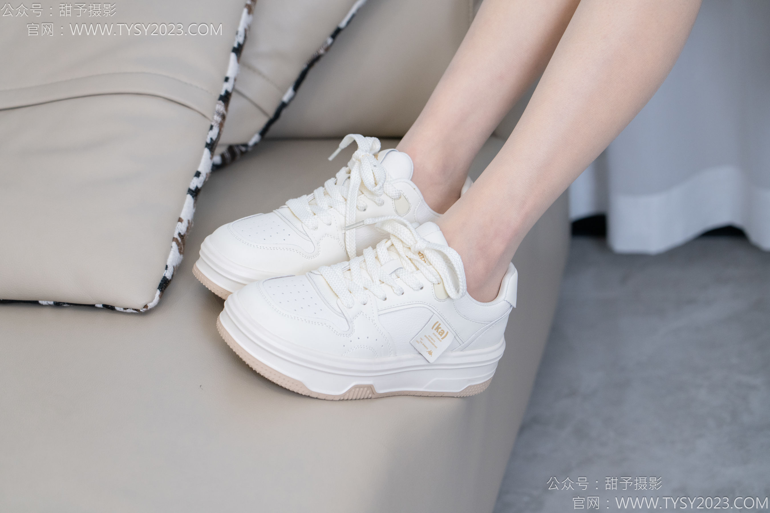 甜予摄影 No.184 澜澜 - 板鞋、薄肉丝/(125P)